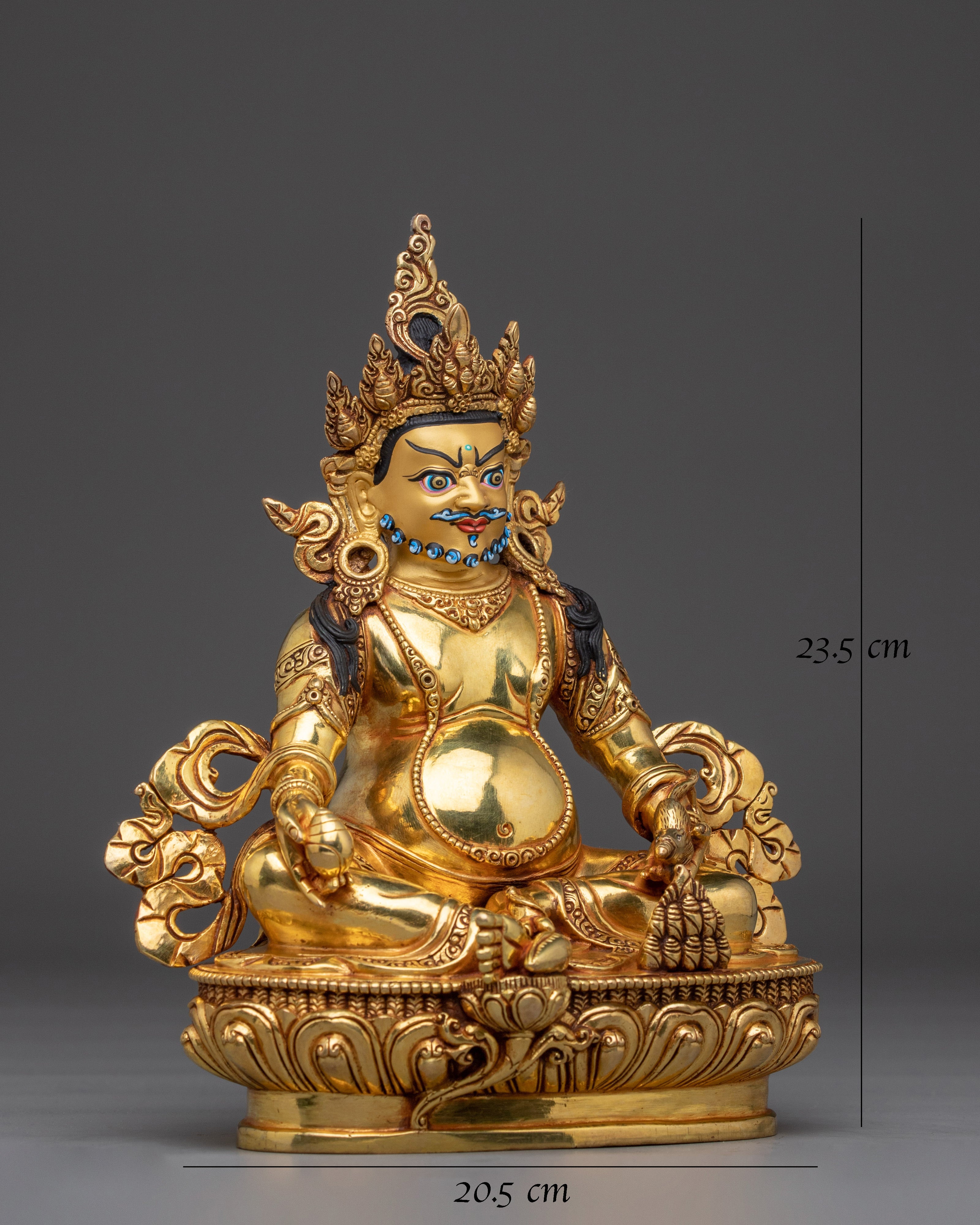 Divine Wealth Guardian Dzambhala Statue