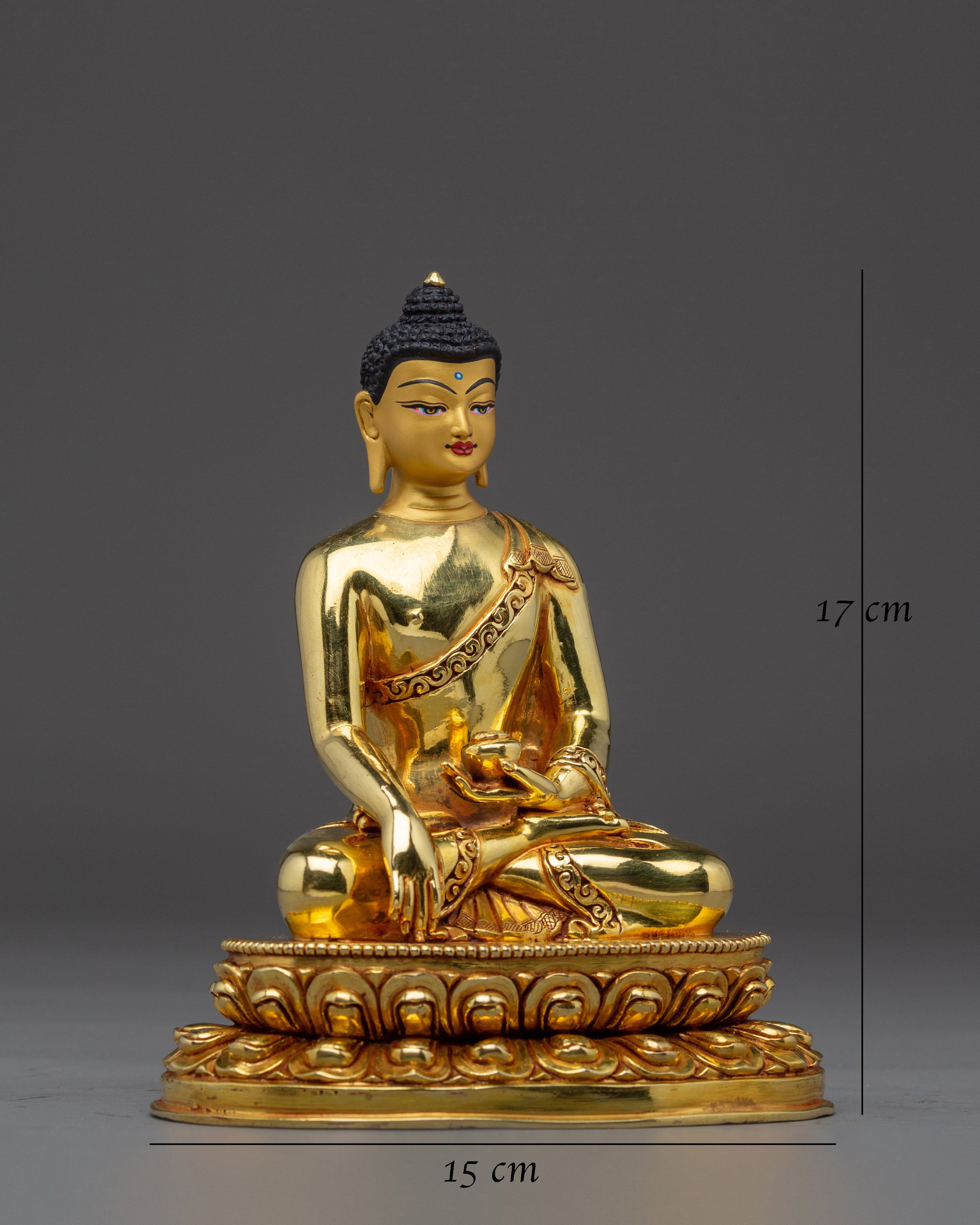 Traditional Serene Shakyamuni Buddha Sculpture