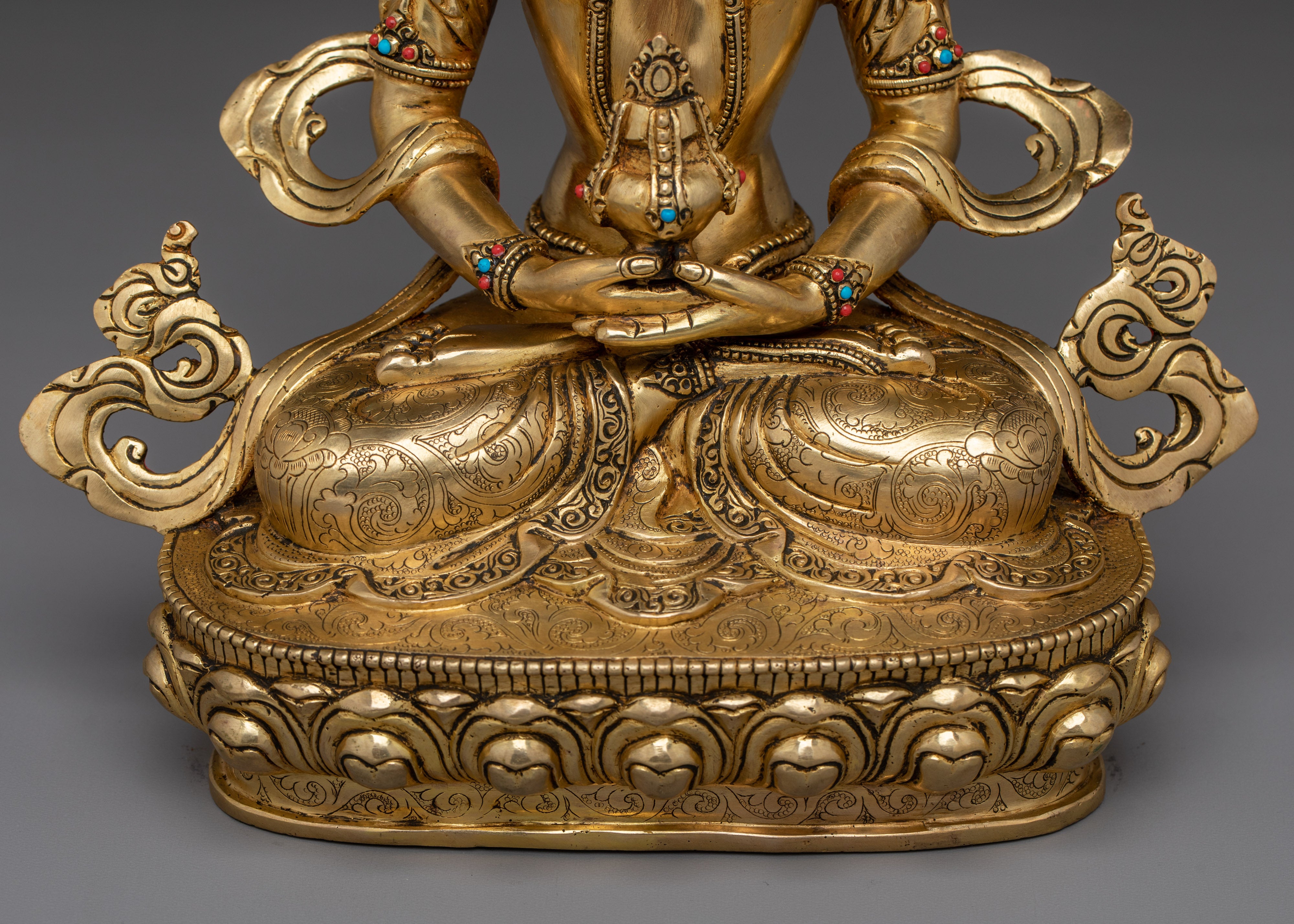 Radiant Amitayus Handmade Statue | Buddha of Long-life