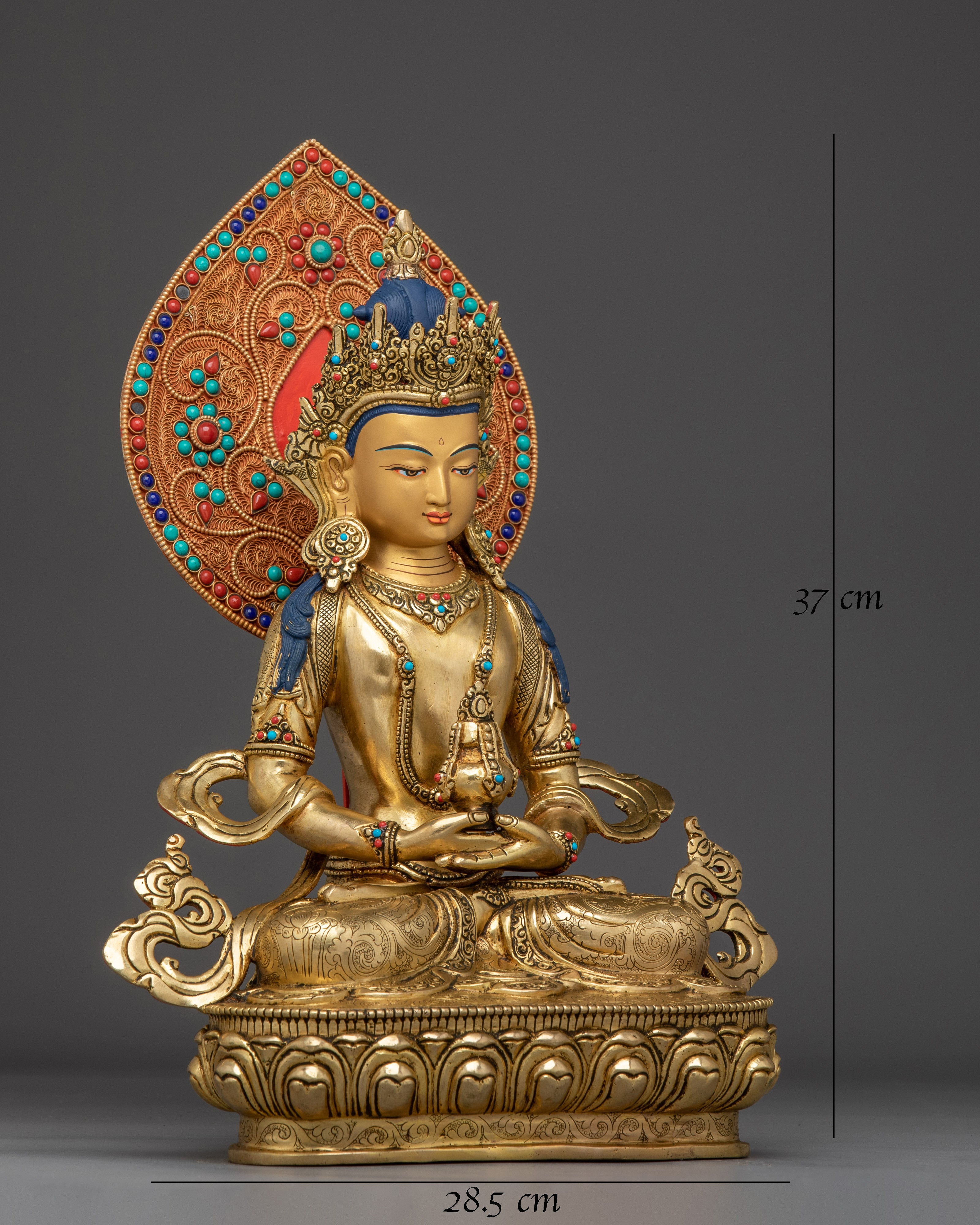 Radiant Amitayus Handmade Statue