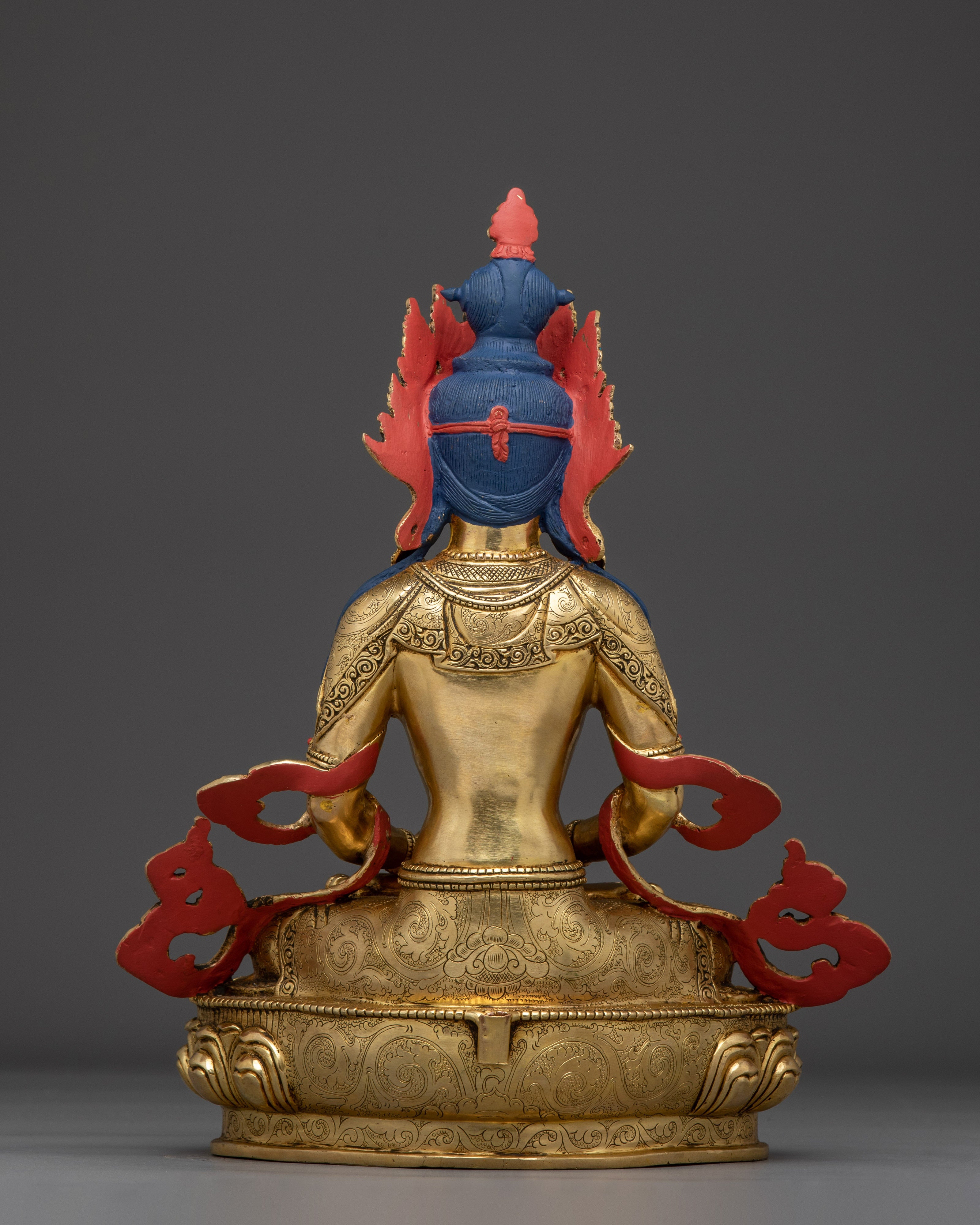 Radiant Amitayus Handmade Statue | Buddha of Long-life