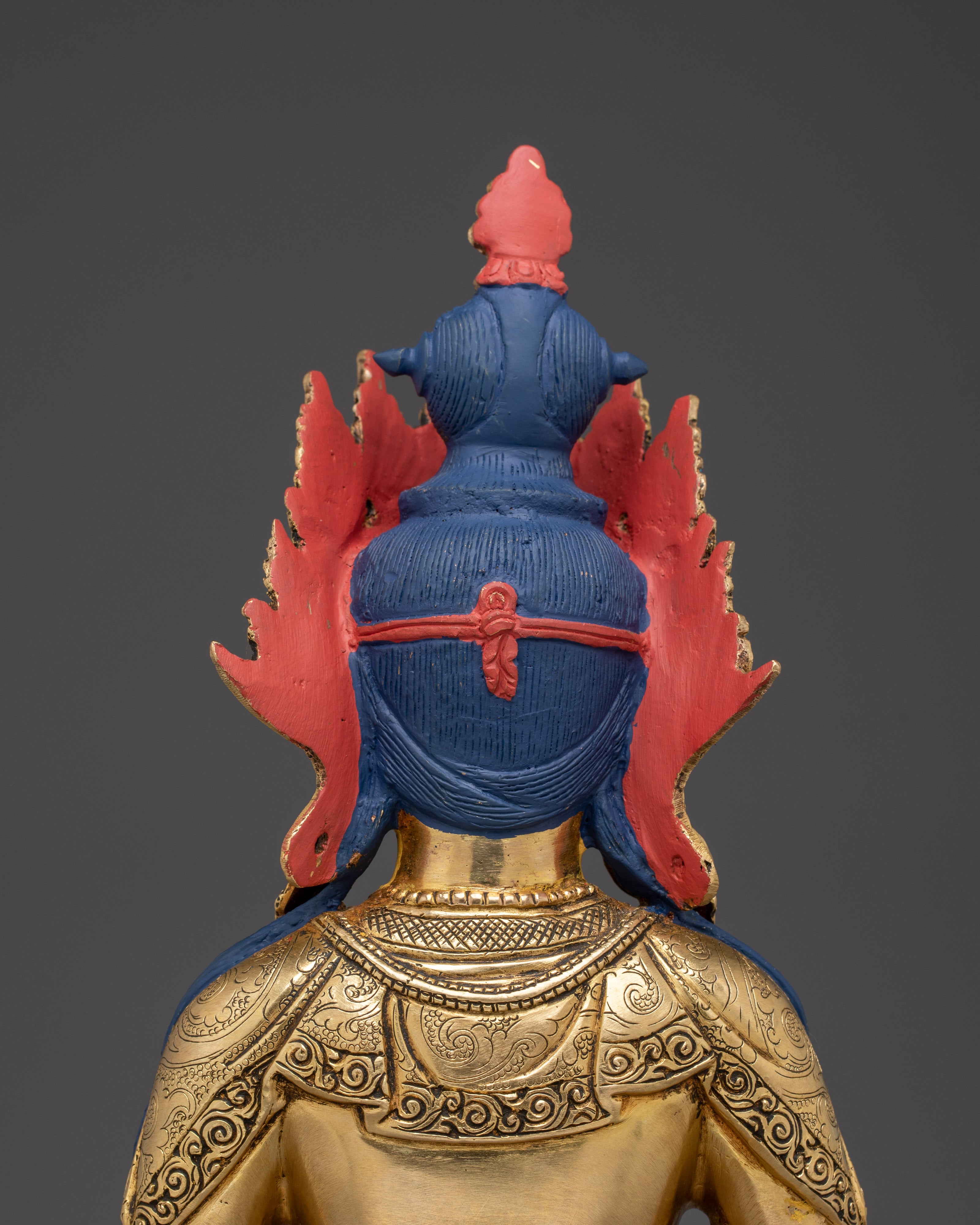 Radiant Amitayus Handmade Statue | Buddha of Long-life