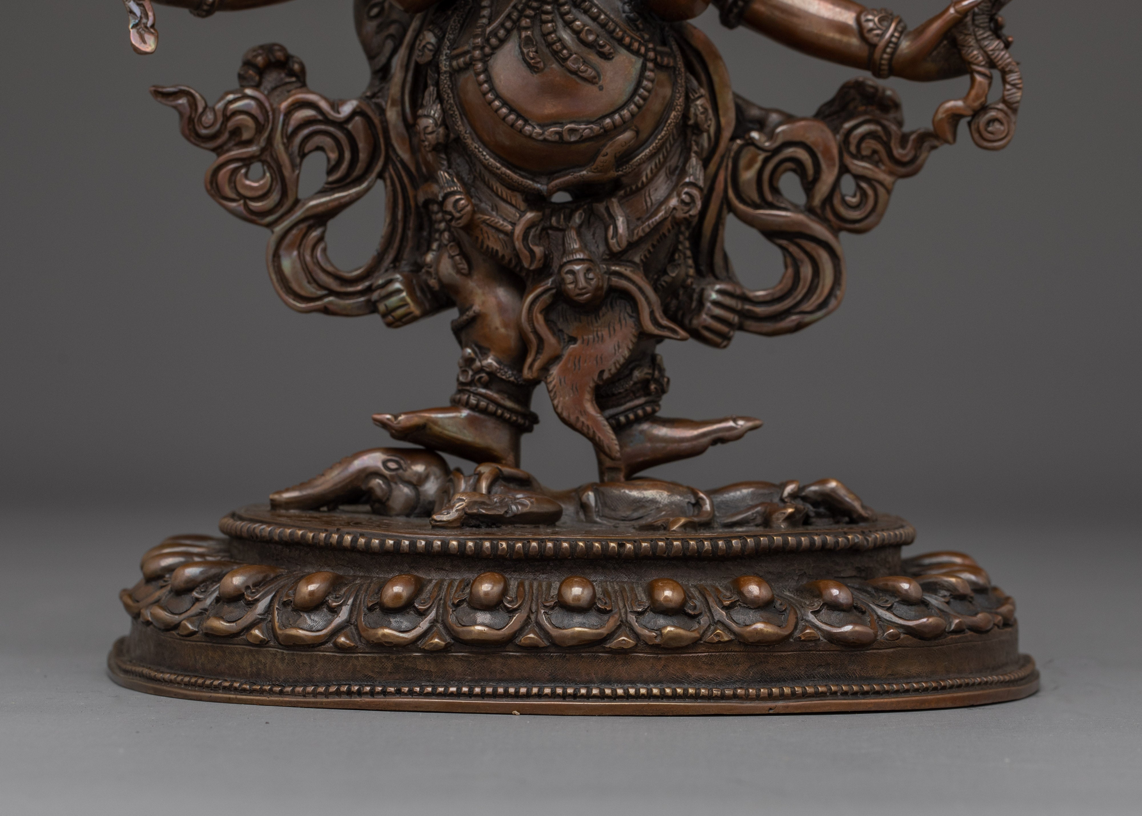 Statue of Six Armed Mahakala | Tibetan Mahakala Artwork