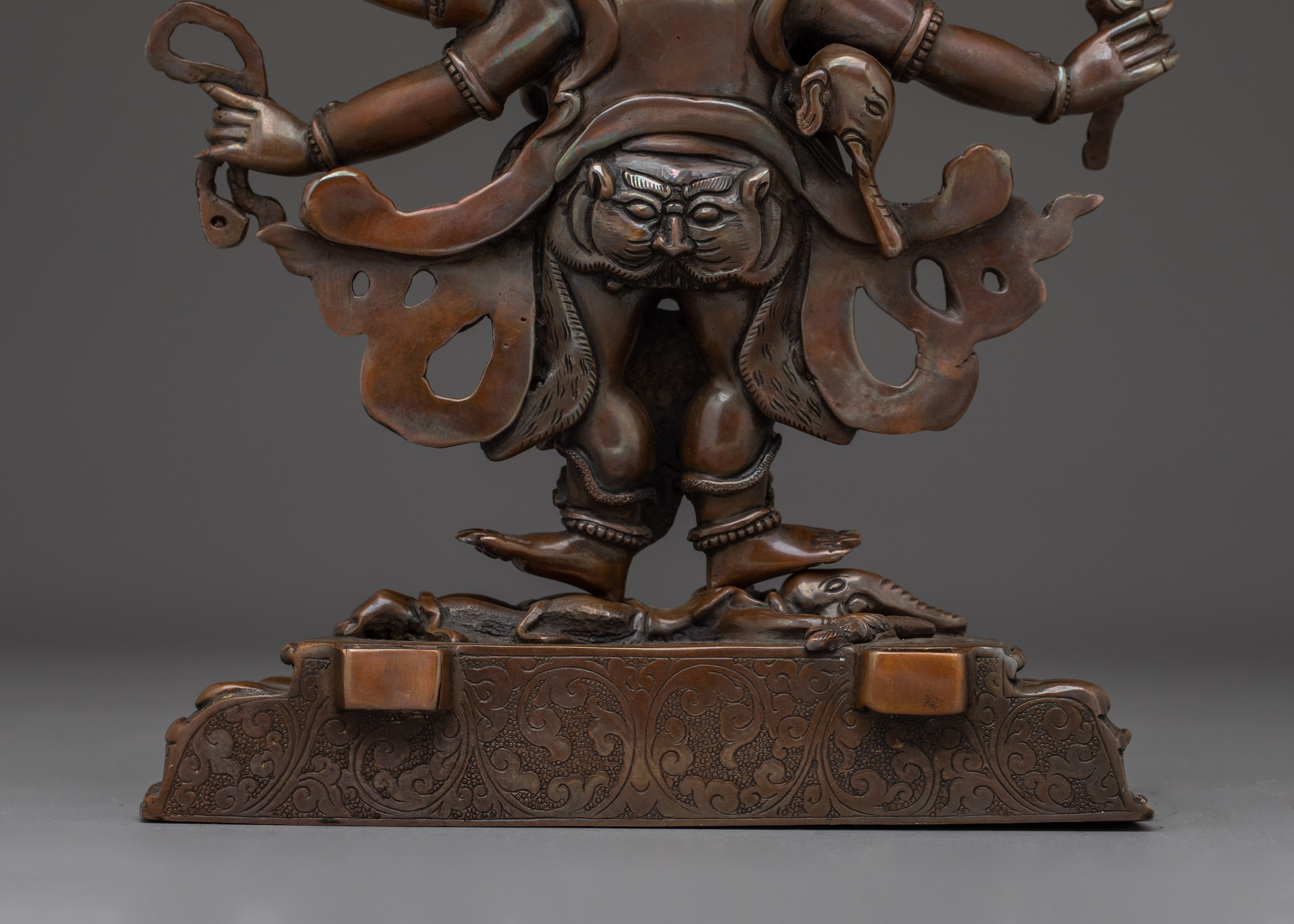 Statue of Six Armed Mahakala | Tibetan Mahakala Artwork