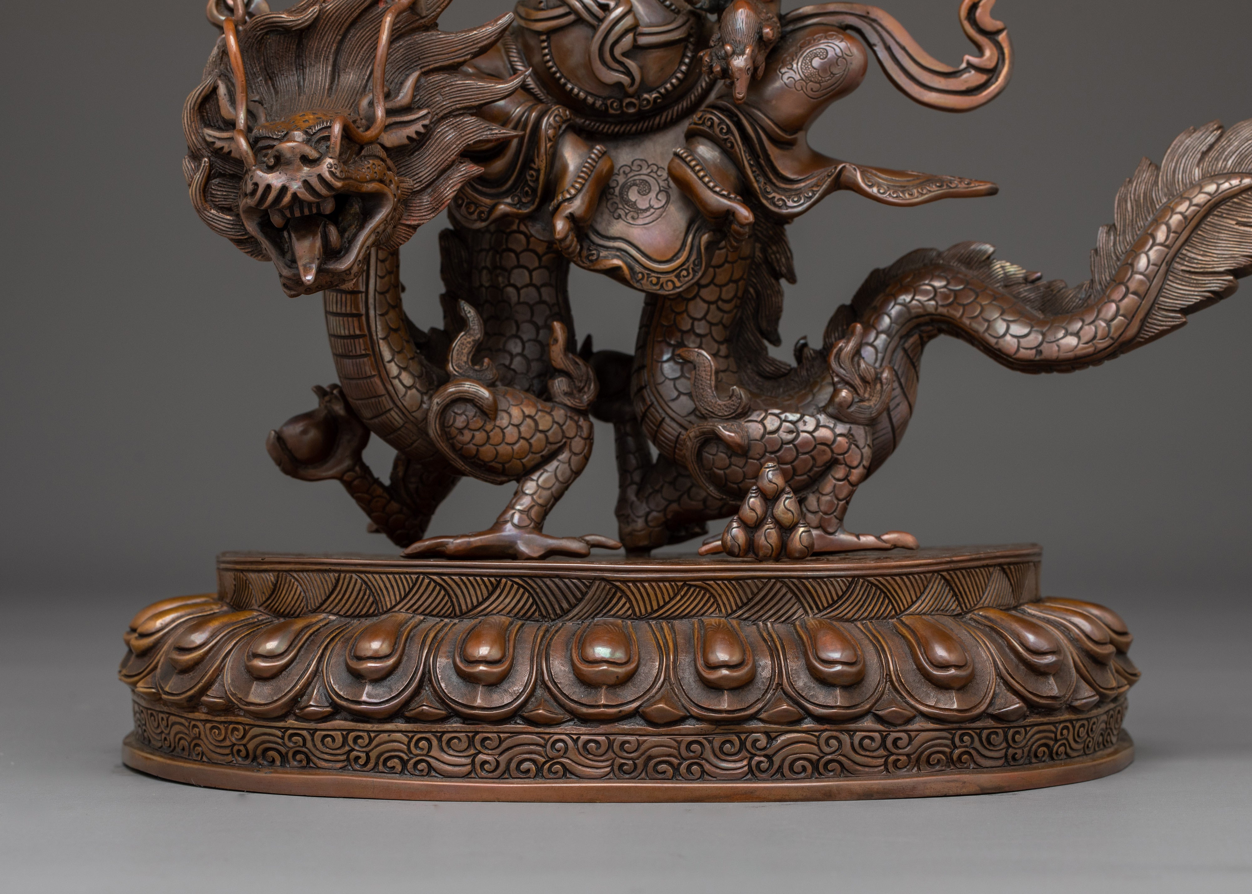 Welalth Guardian White Dzambhala Statue | Abundance Symbol