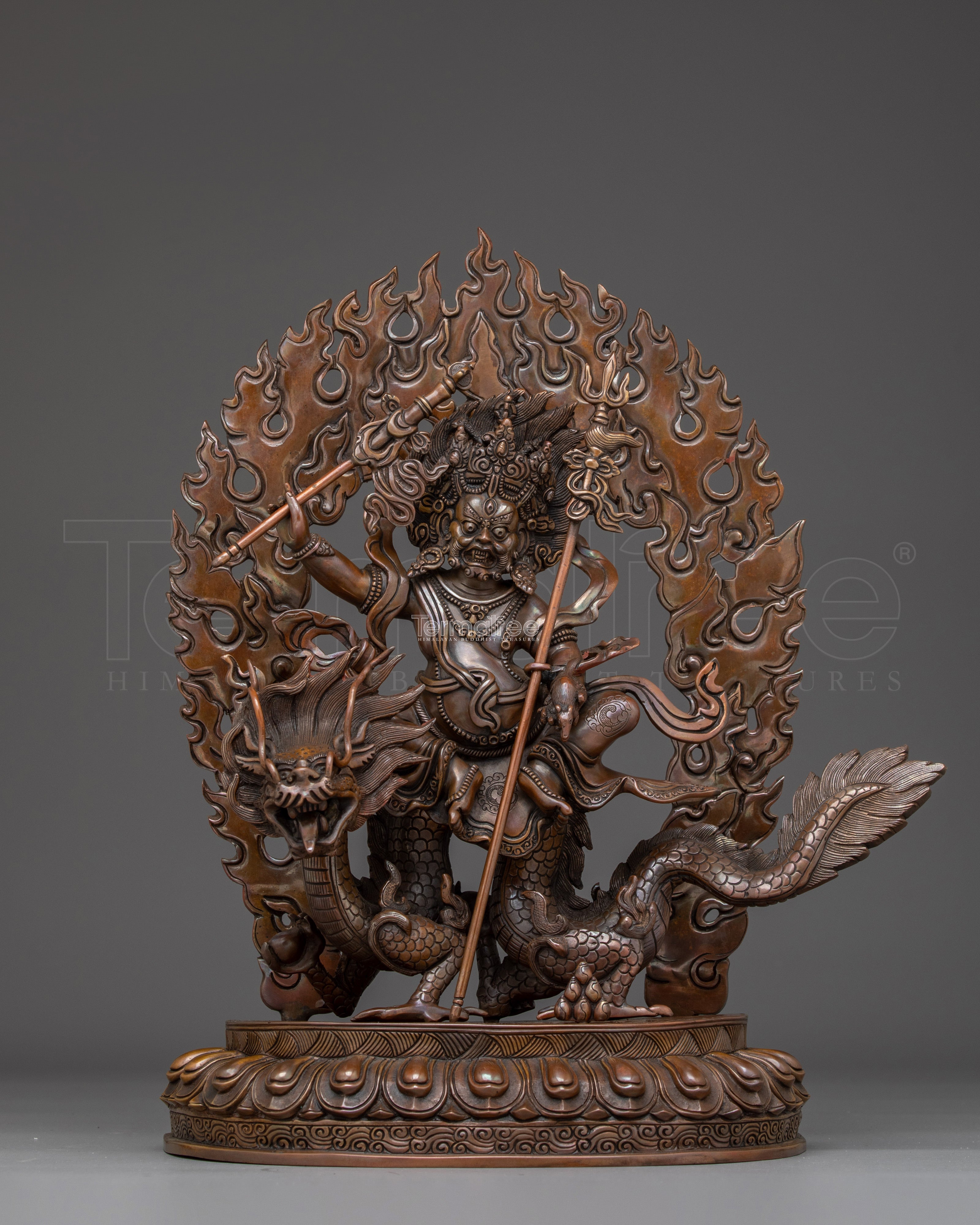 Welalth Guardian White Dzambhala Statue | Abundance Symbol