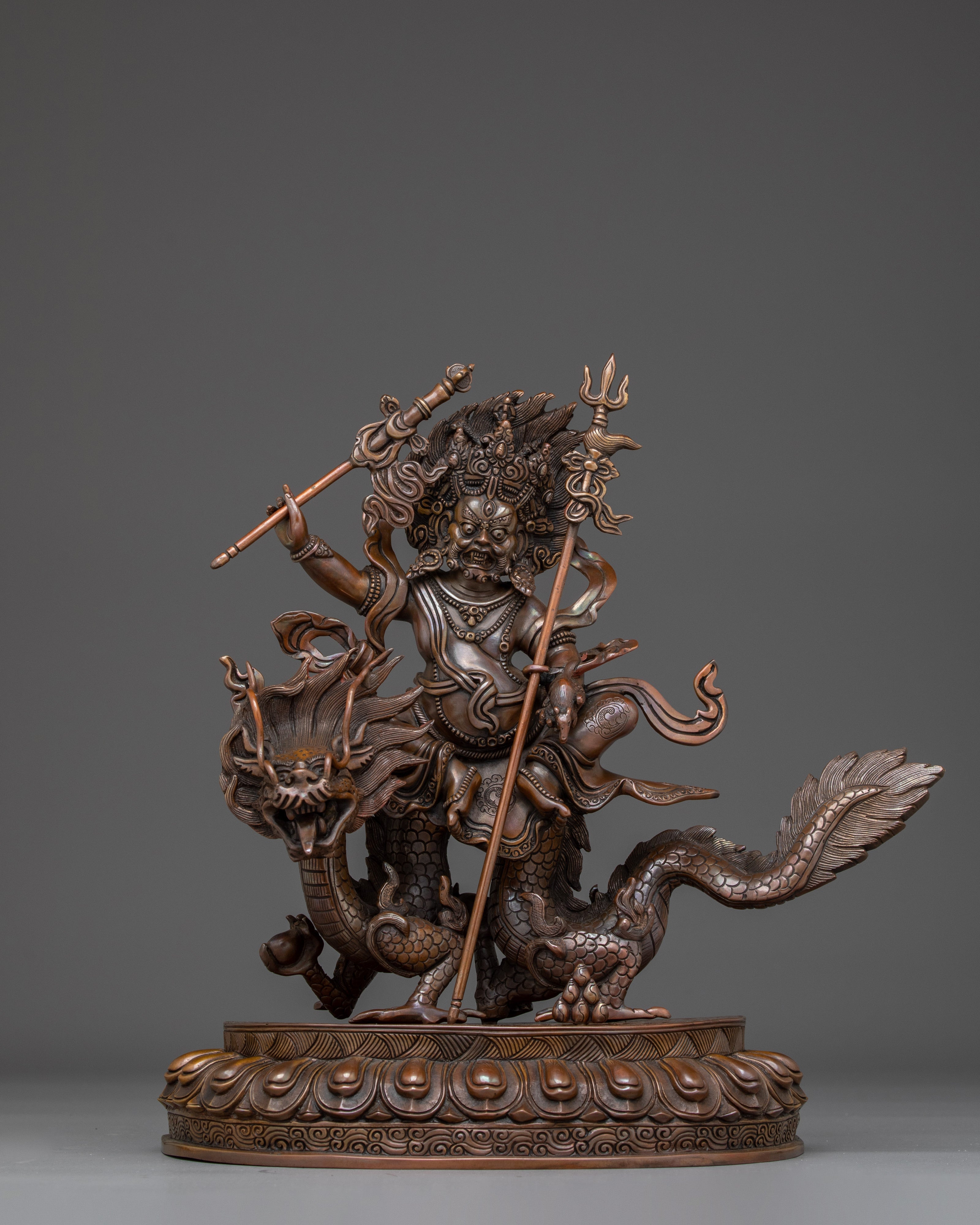 Welalth Guardian White Dzambhala Statue | Abundance Symbol