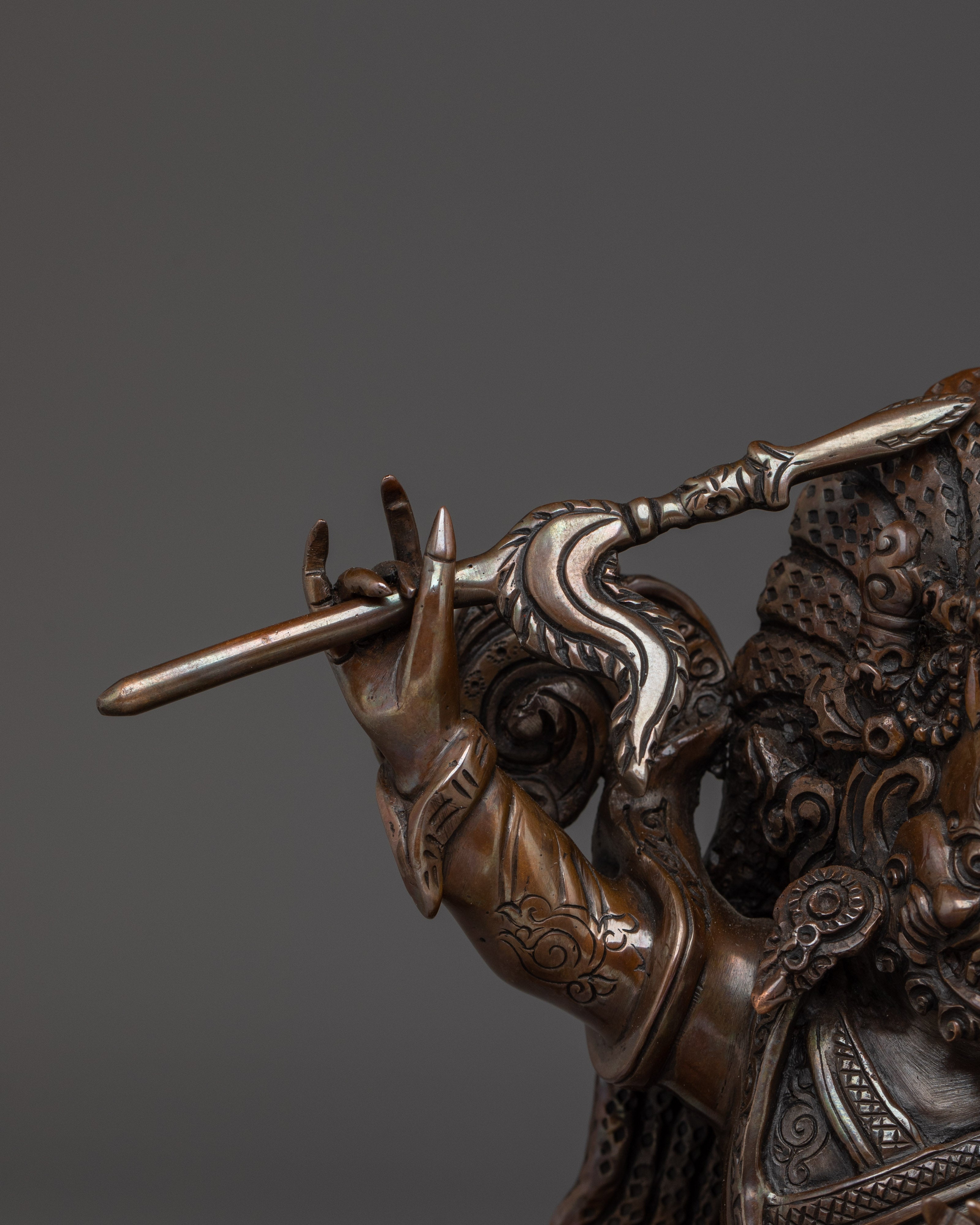 Sculpture of Mahakala | Wrathful Protector of Wisdom