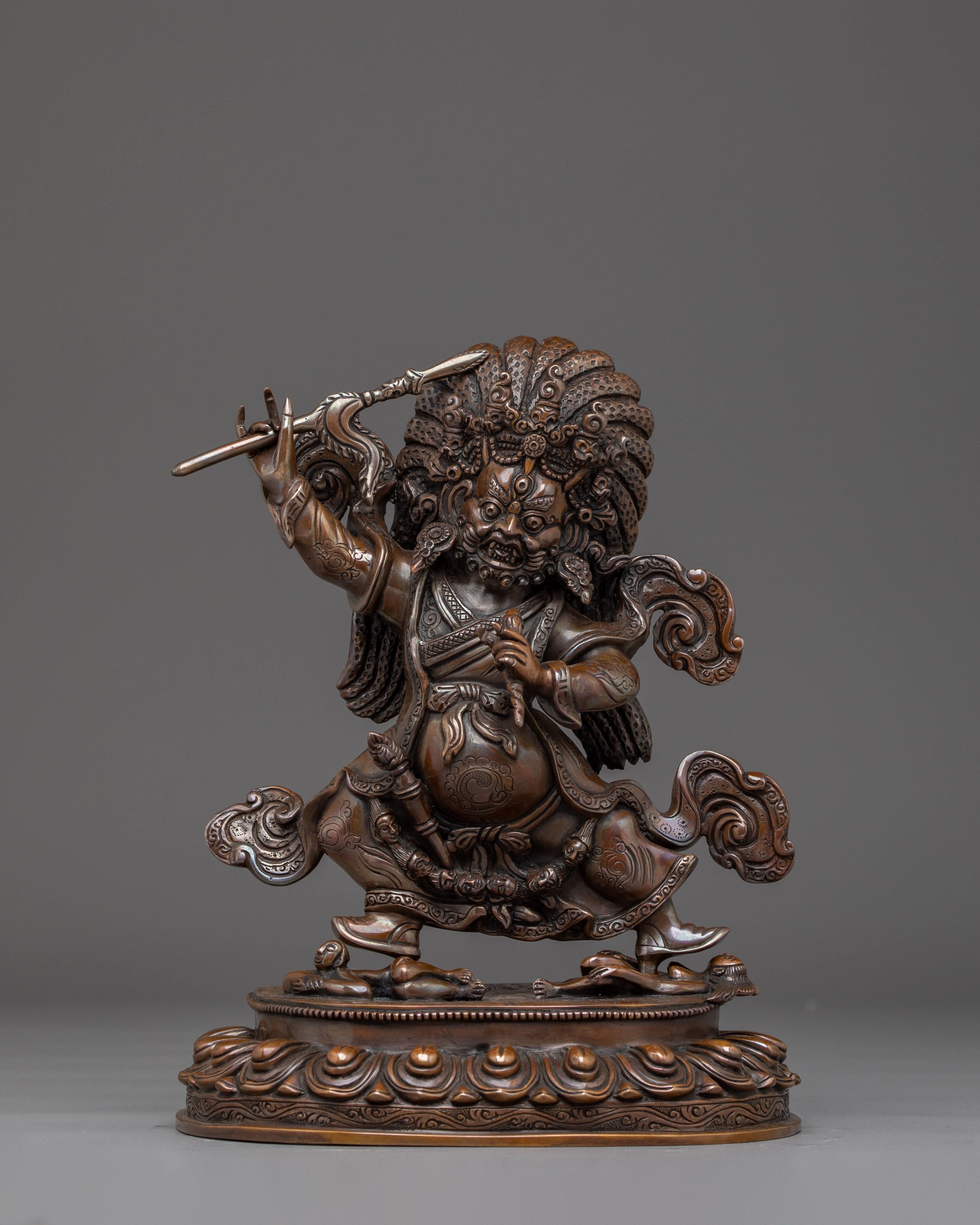 Sculpture of Mahakala | Wrathful Protector of Wisdom