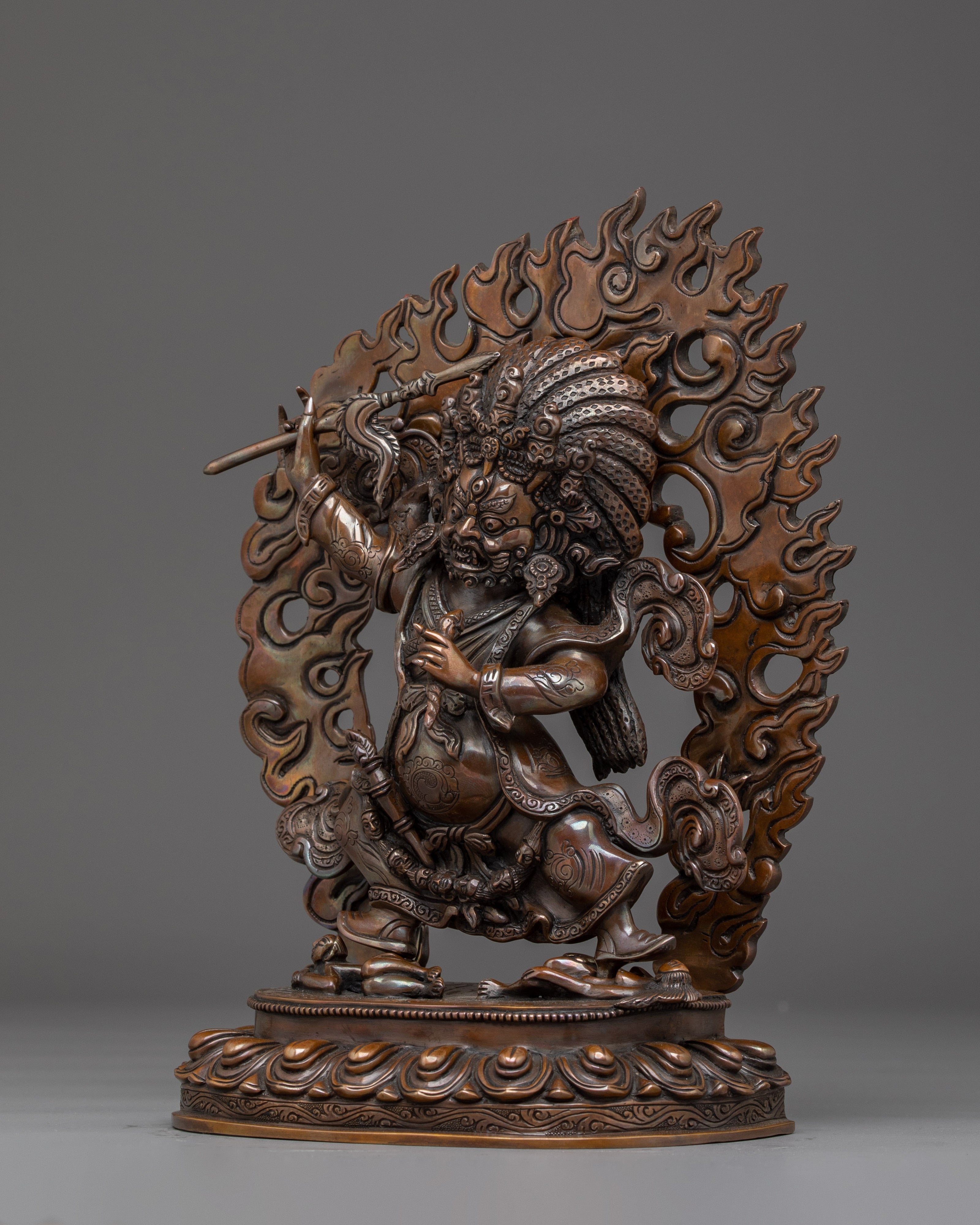 Sculpture of Mahakala | Wrathful Protector of Wisdom