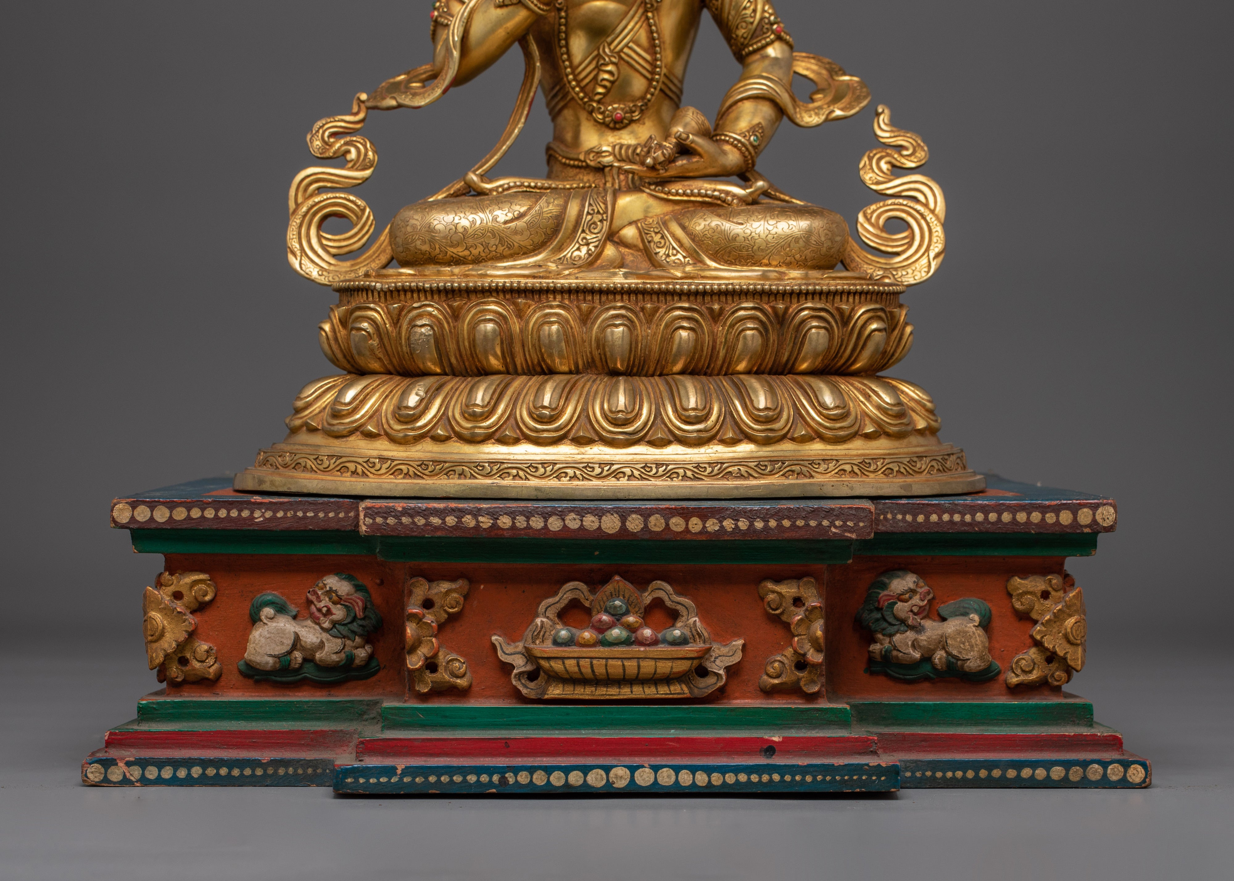 Vajrasattva with throne | The Purifier of Karma