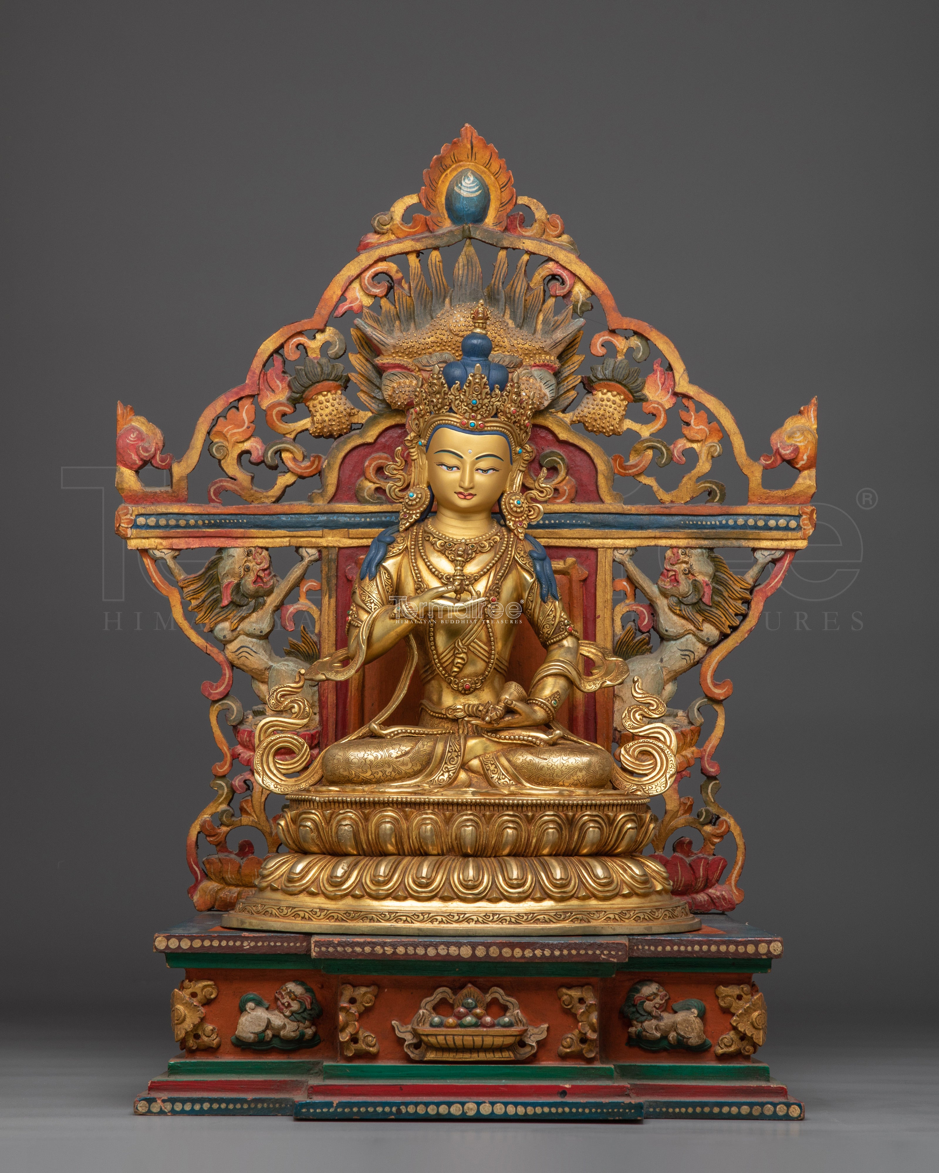 Vajrasattva with throne | The Purifier of Karma