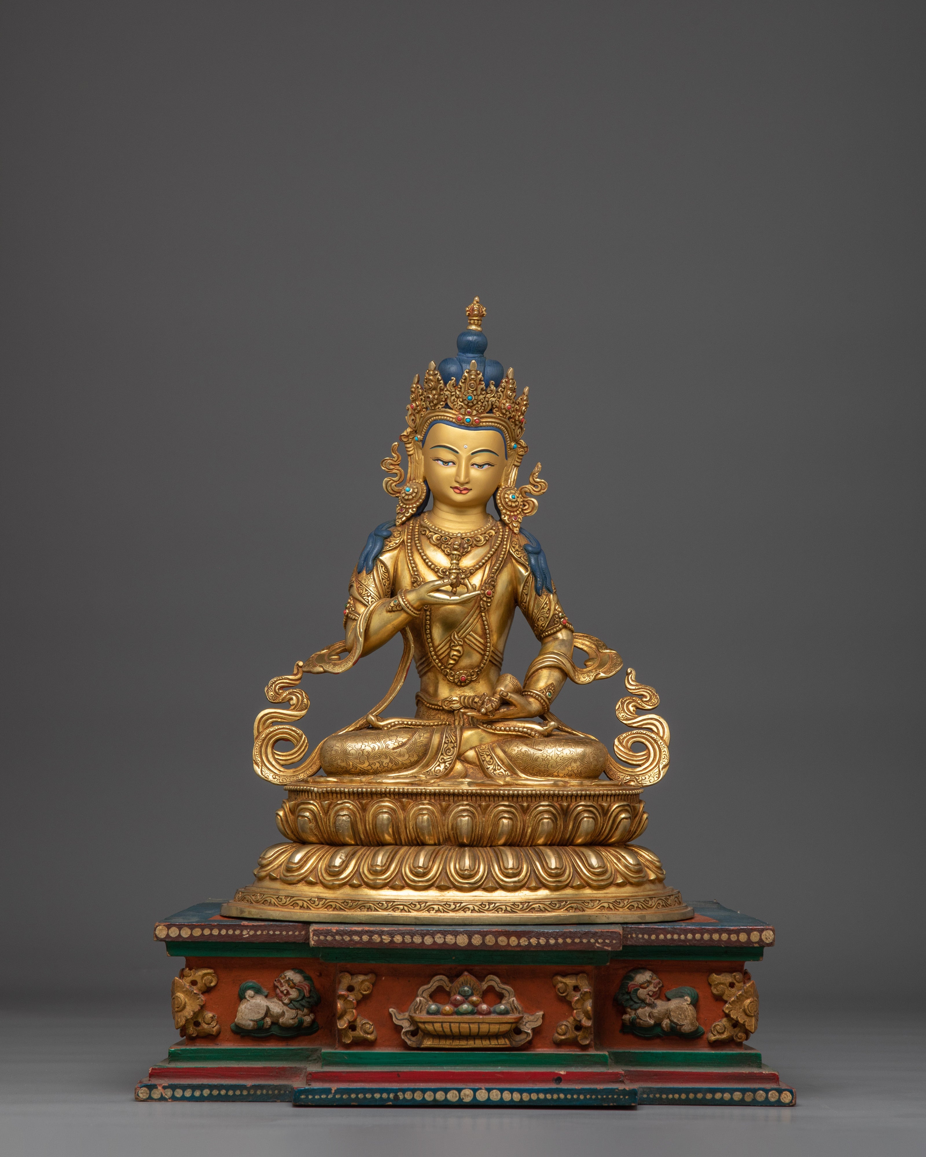 Vajrasattva with throne | The Purifier of Karma