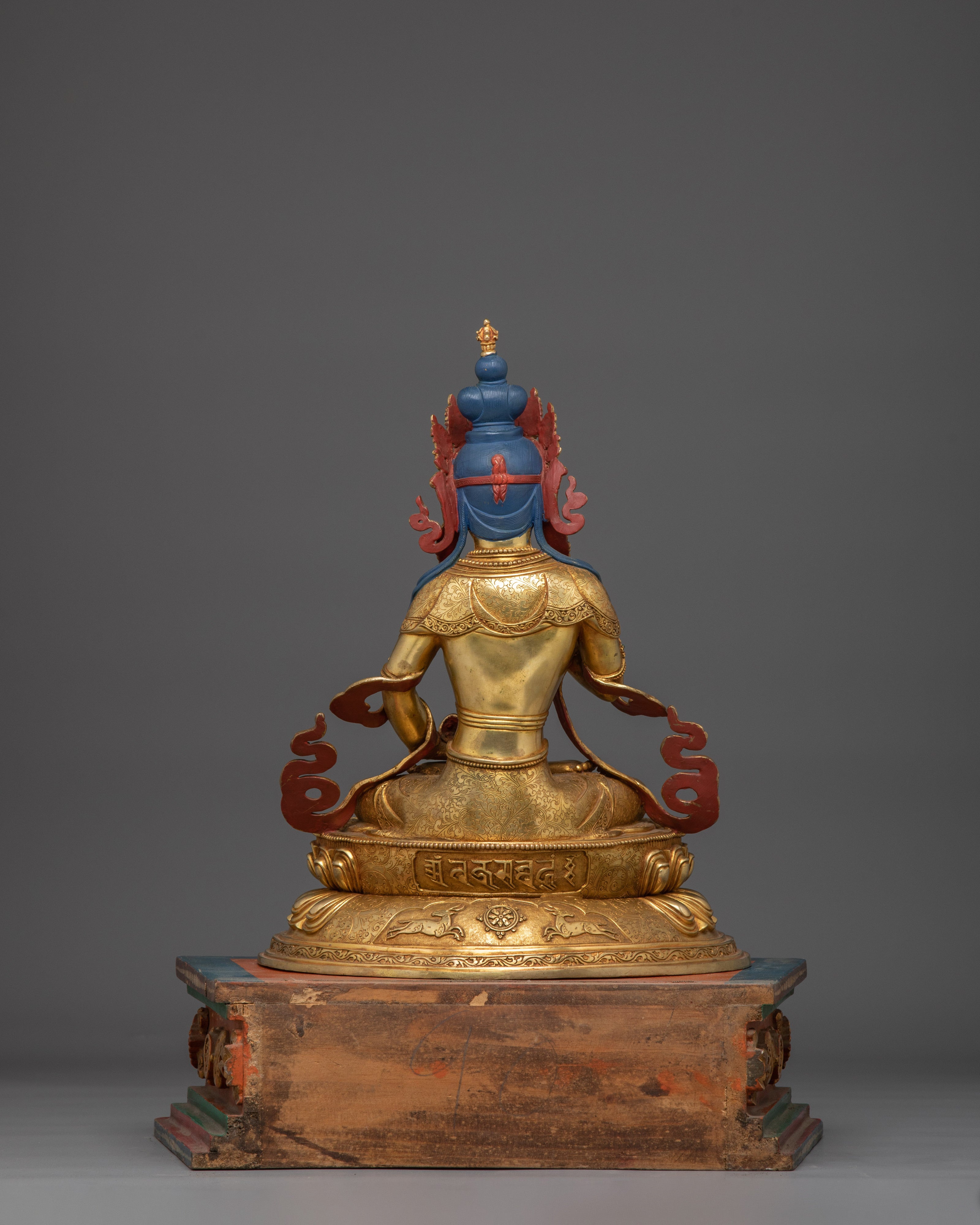 Vajrasattva with throne | The Purifier of Karma