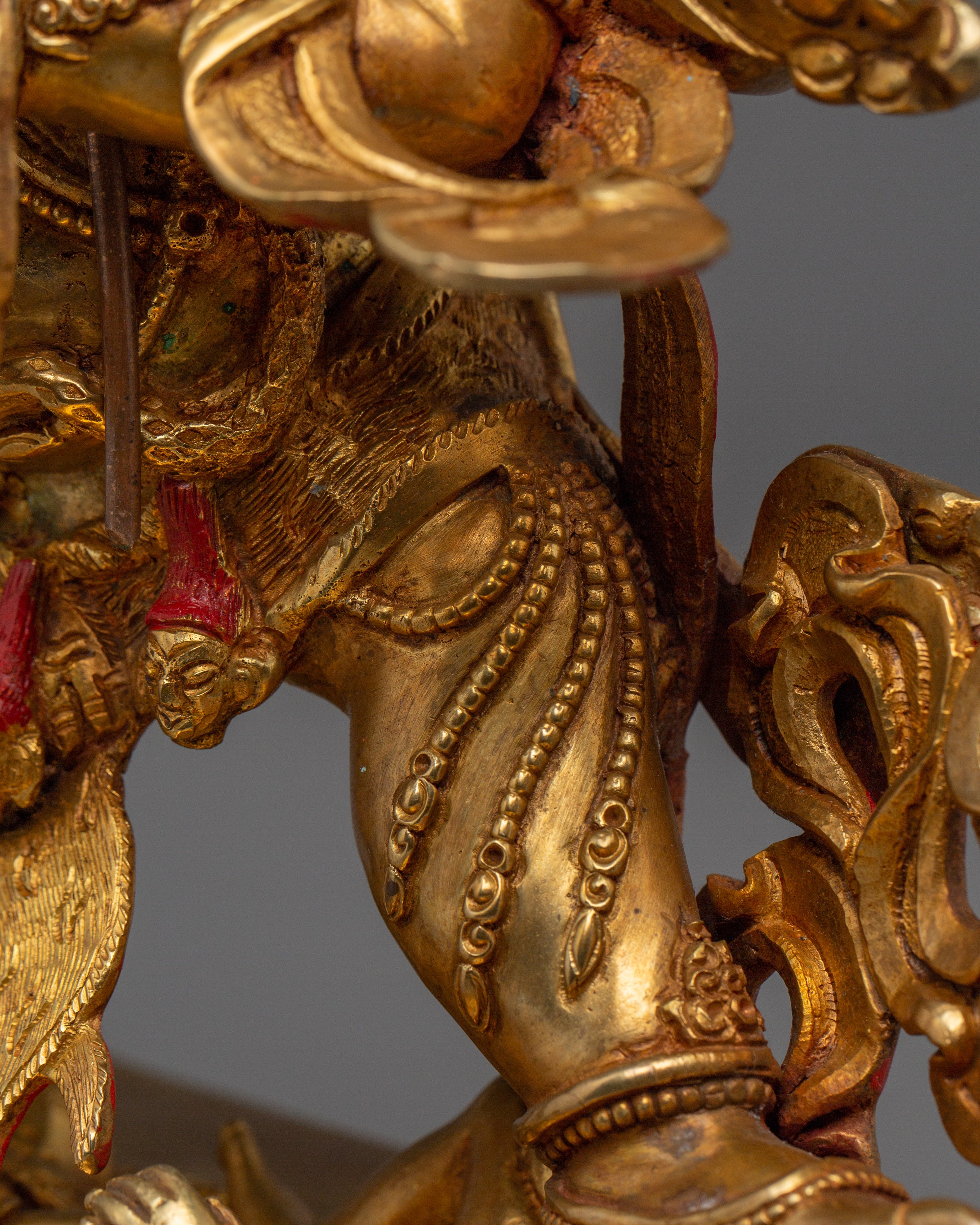 Chaturbhuja Mahakala Statue | Buddhist Guardian Deity