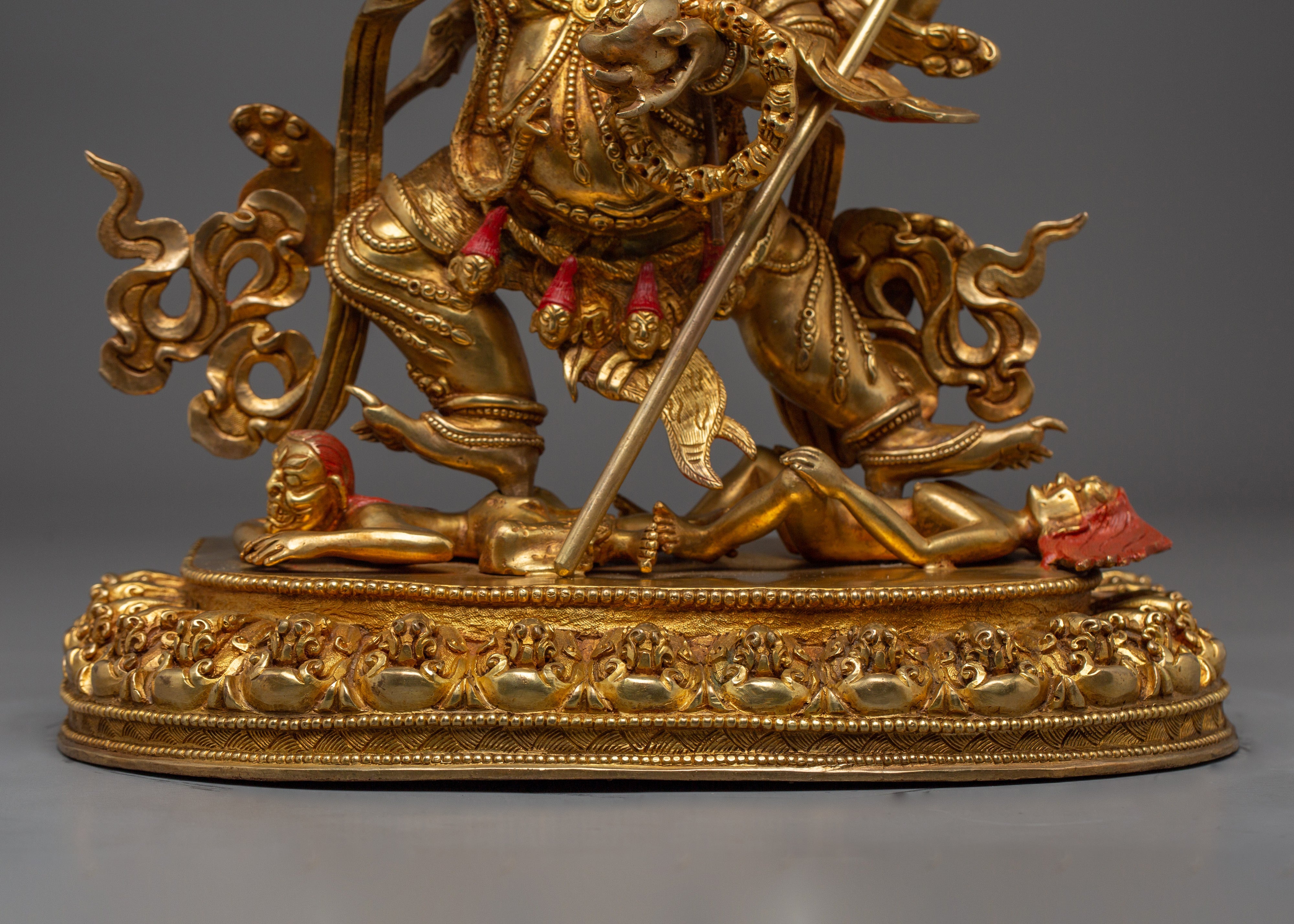 Chaturbhuja Mahakala Statue | Buddhist Guardian Deity