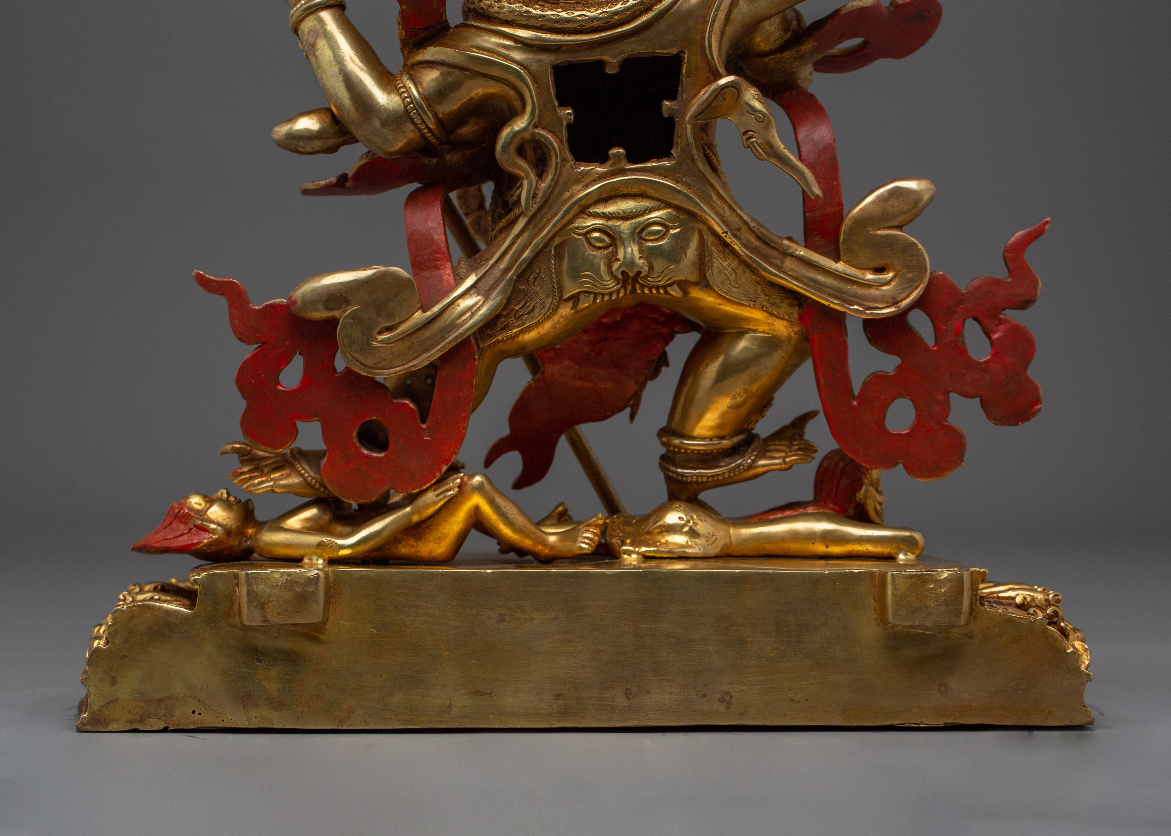 Chaturbhuja Mahakala Statue | Buddhist Guardian Deity