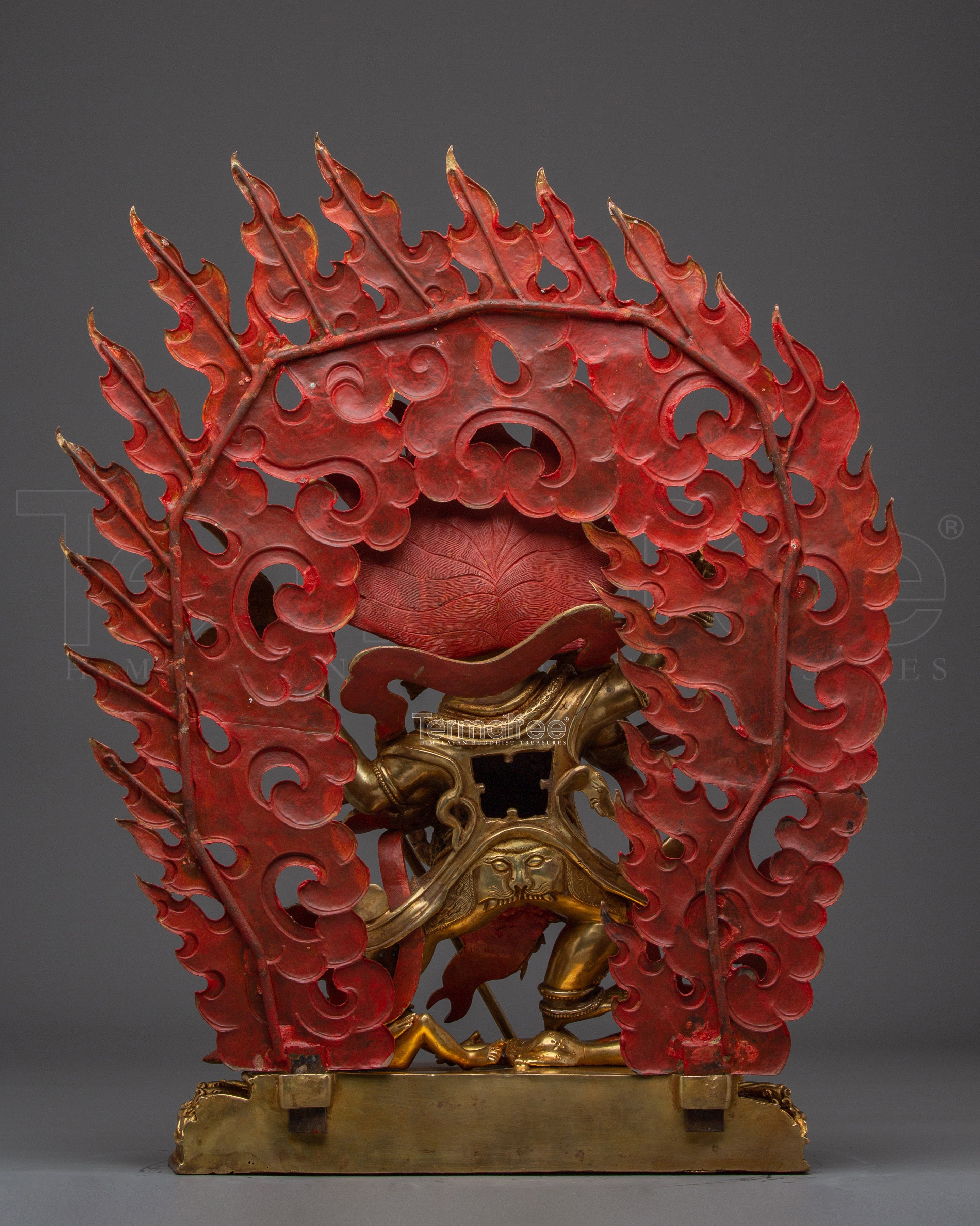 Chaturbhuja Mahakala Statue | Buddhist Guardian Deity