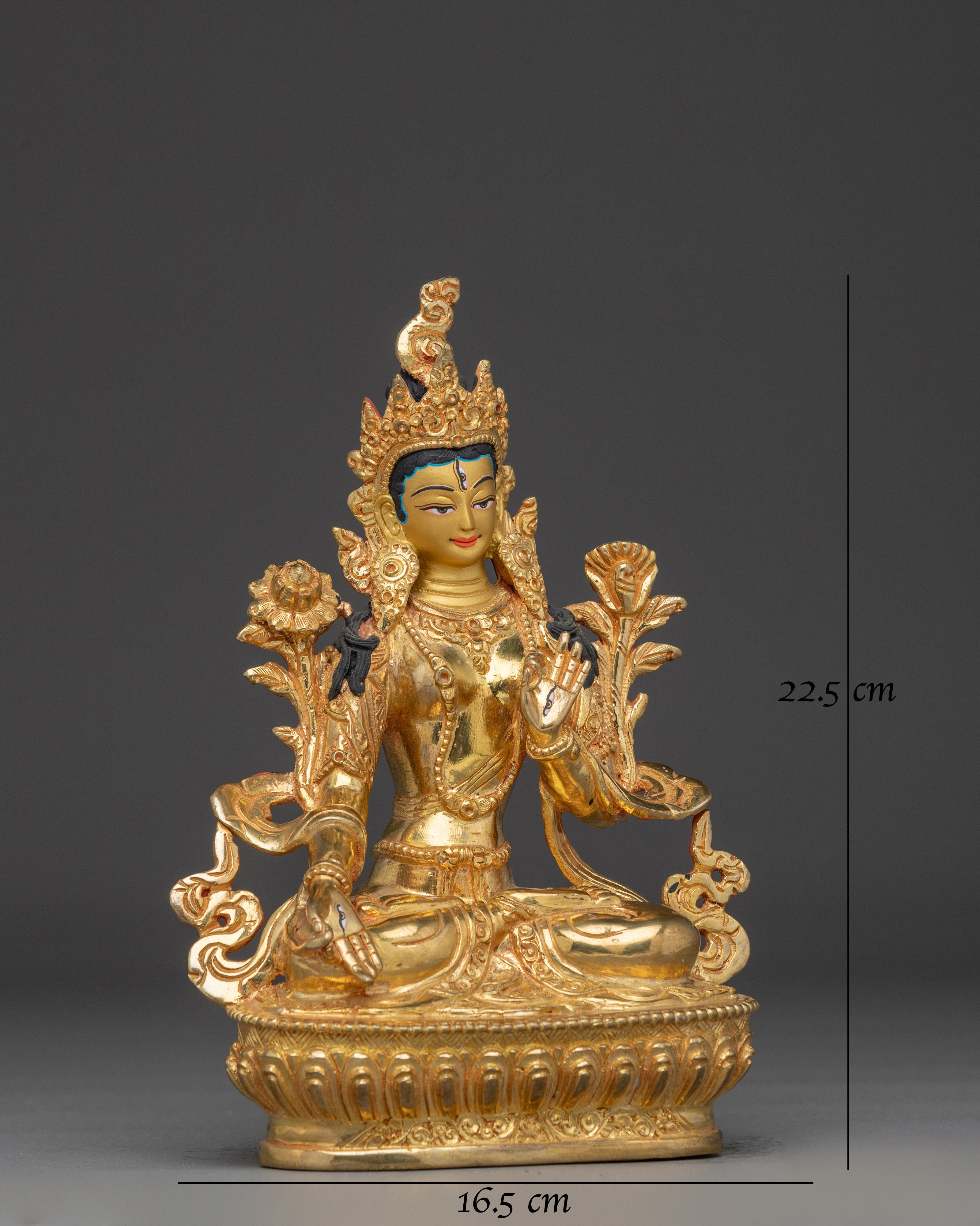 Serene Bodhisattva White Tara Art