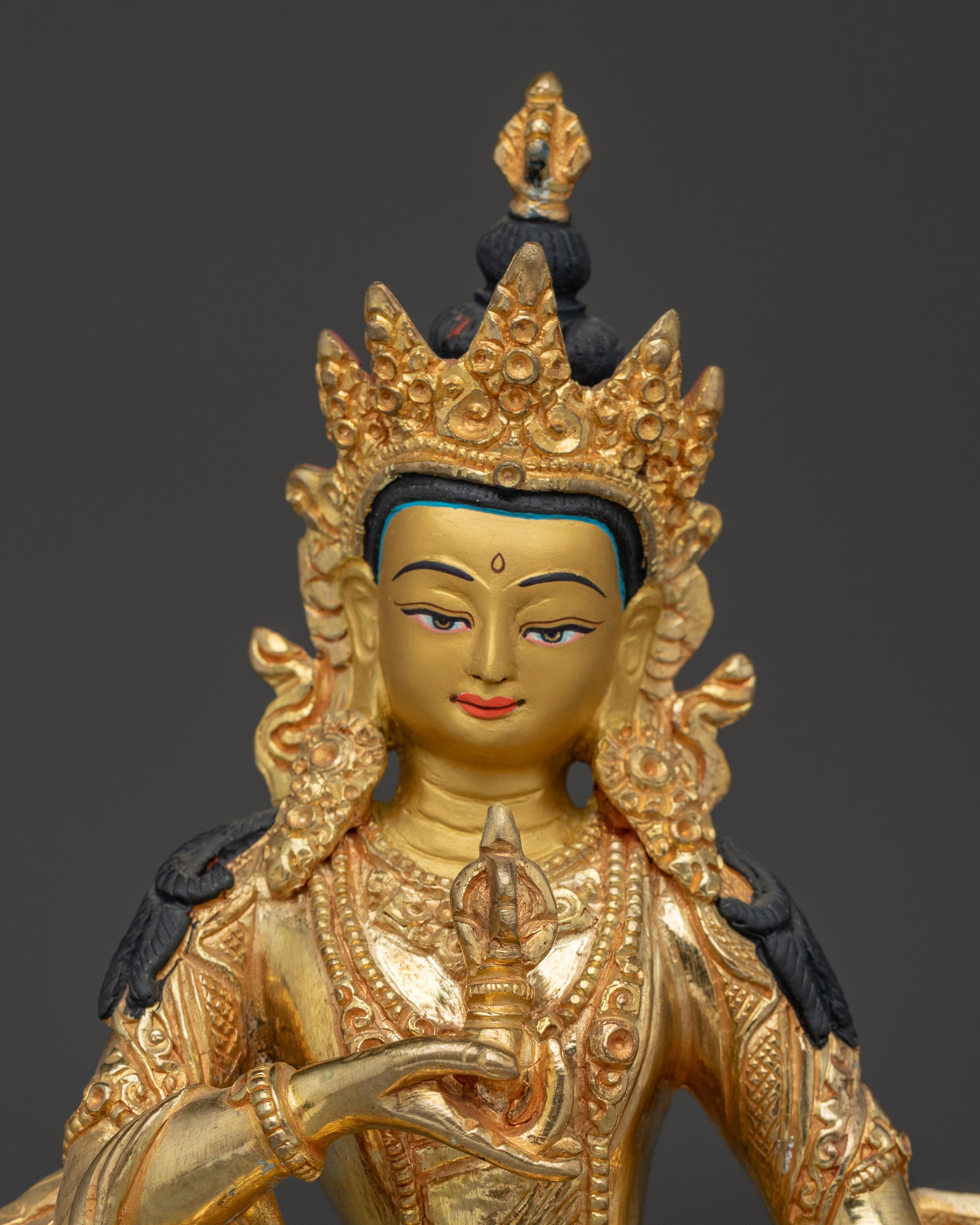 Handcrafted Guru Vajrasattva Sacred Deity | Guardian of Enlightenment