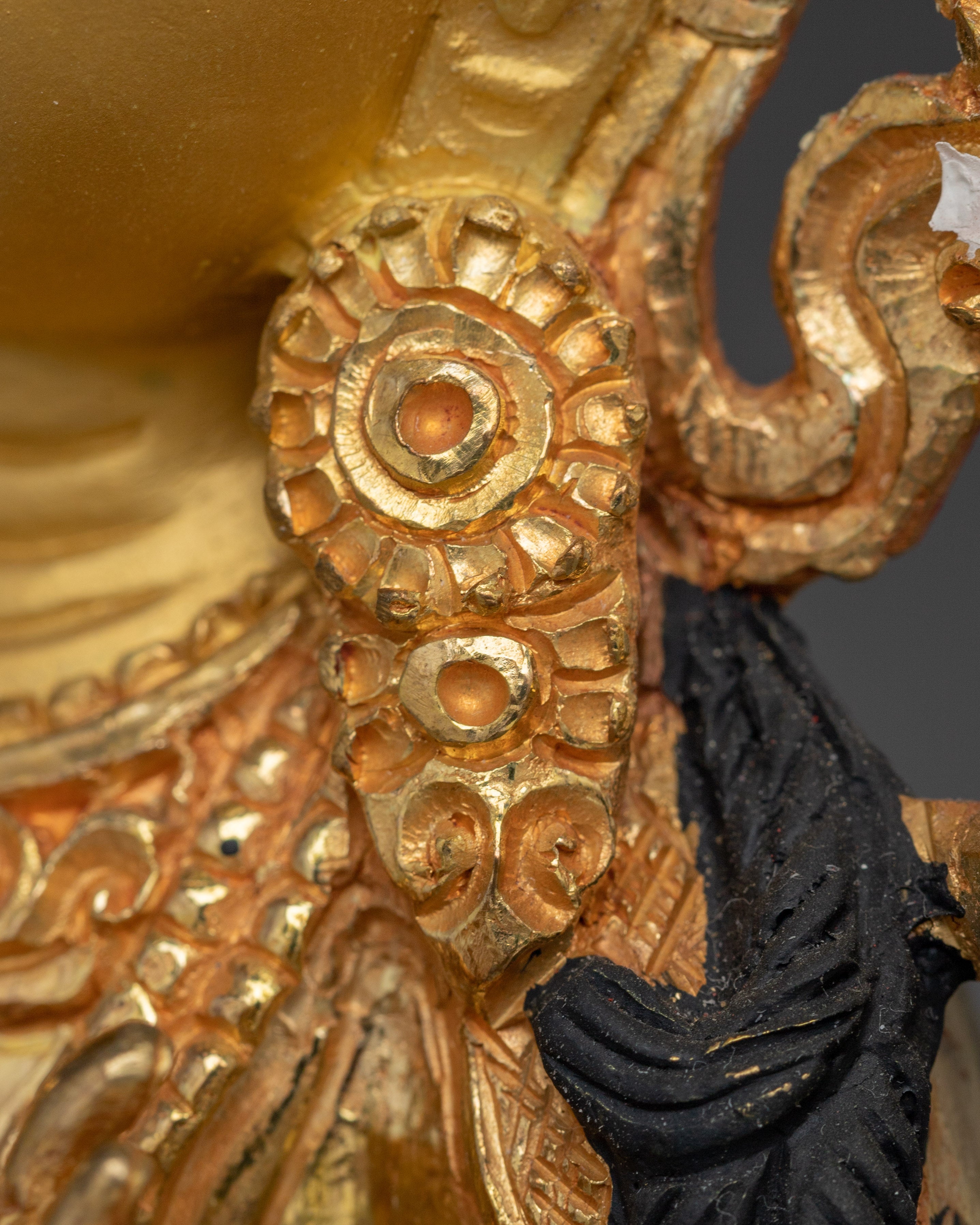 Copper Manjushri Figurine for Meditation | Wisdom Deity for Spiritual Focus