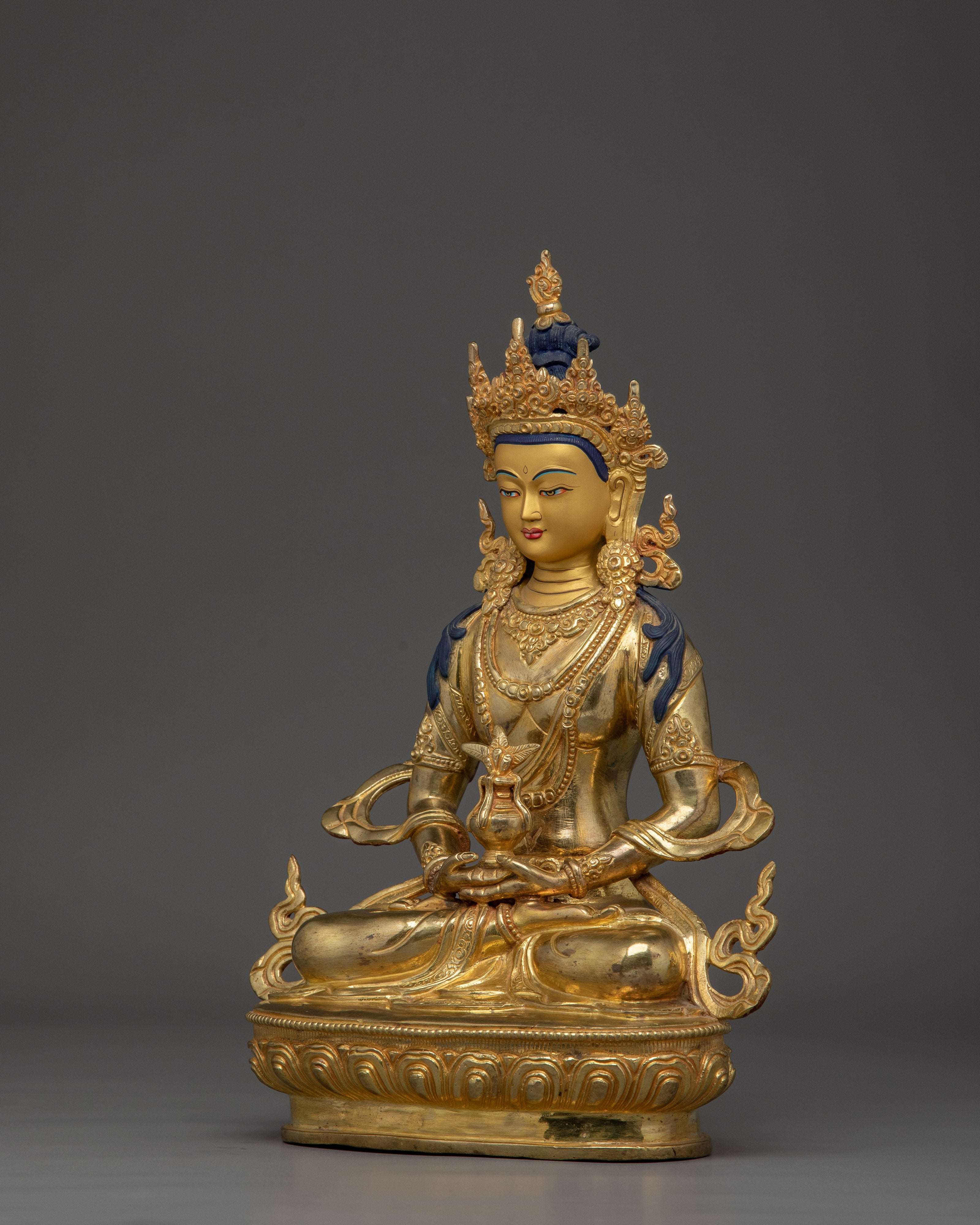 Longevity Deity Statue of Amitayus | Buddha of Boundless Life
