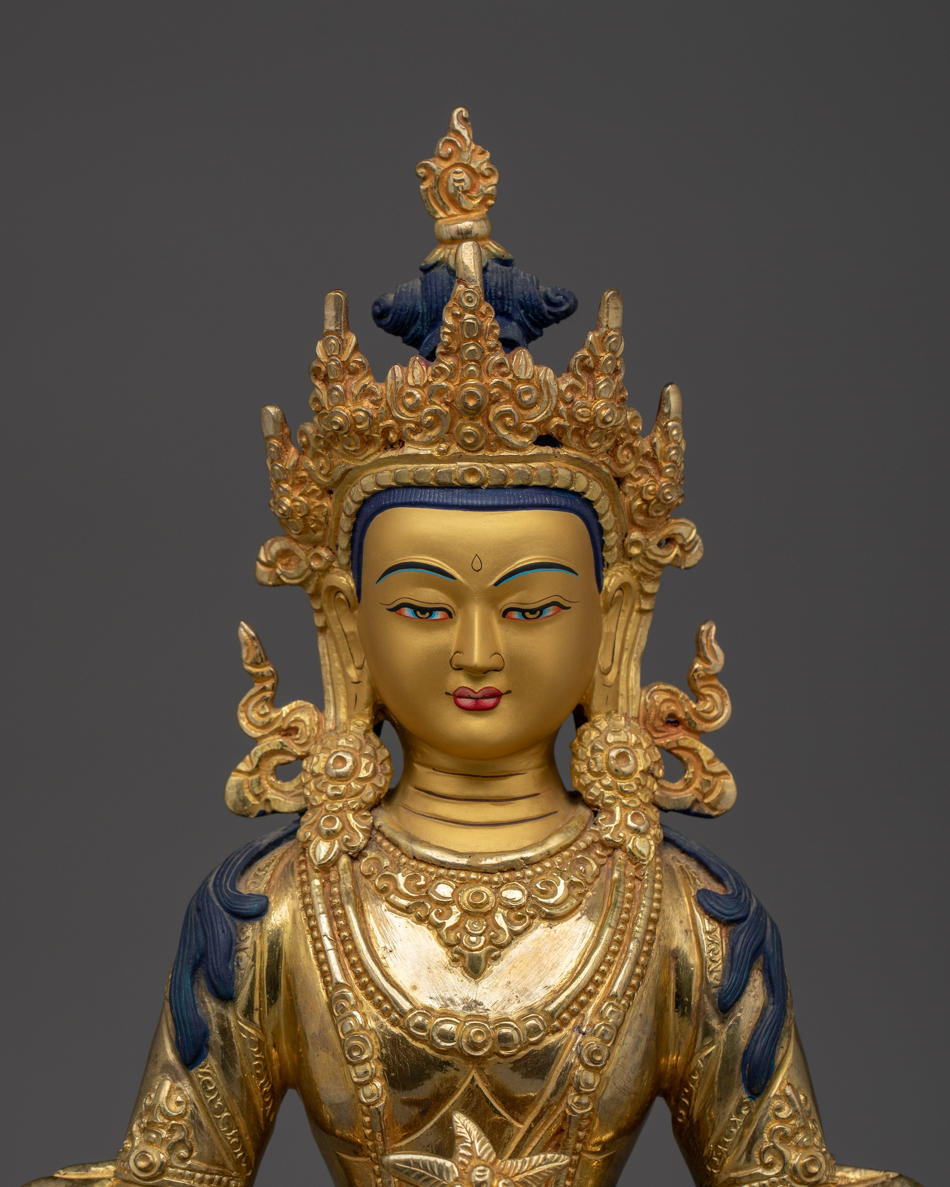 Longevity Deity Statue of Amitayus | Buddha of Boundless Life