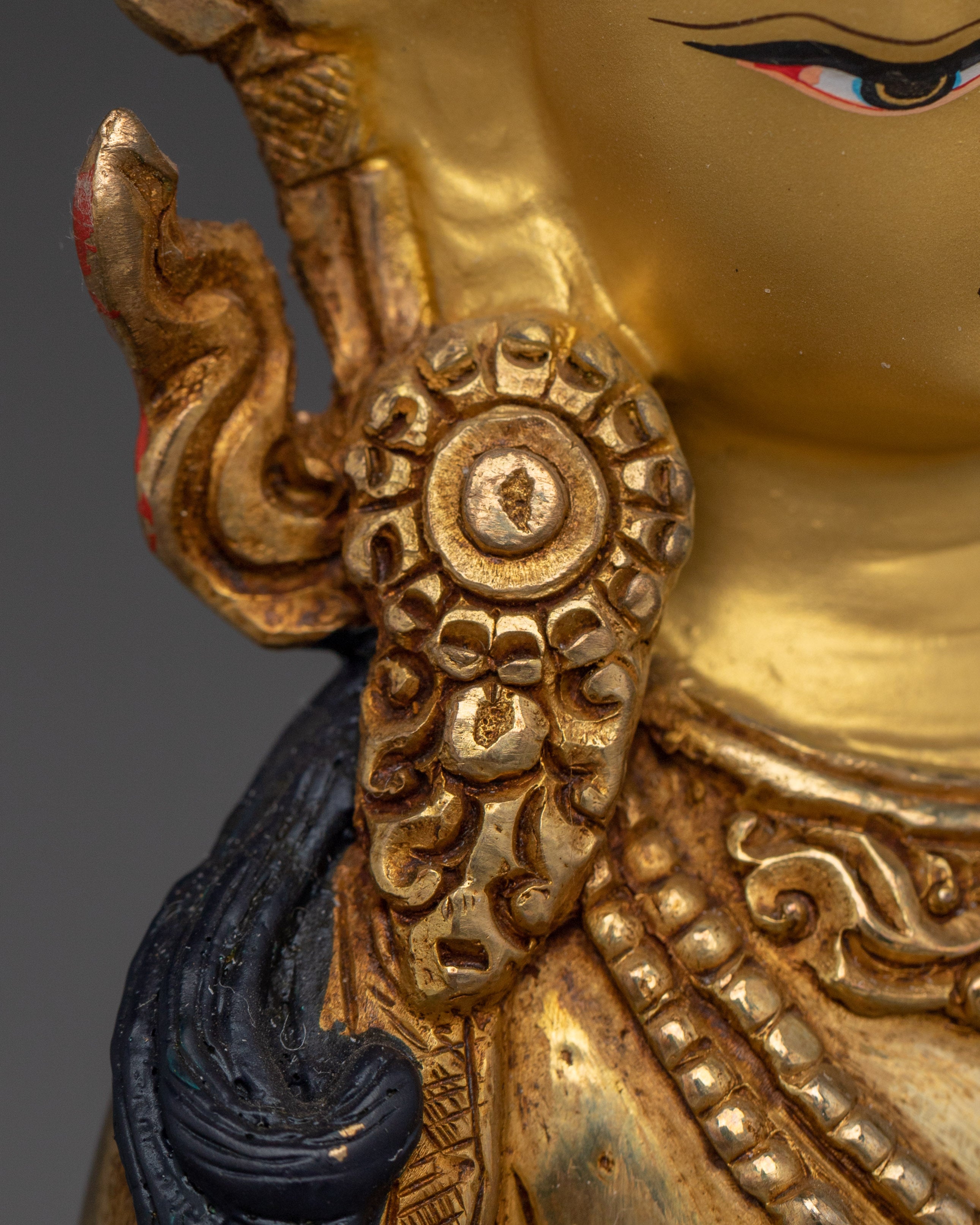 Himalayan Copper Figurine of Amitayus | Deity for Longevity and Blessings