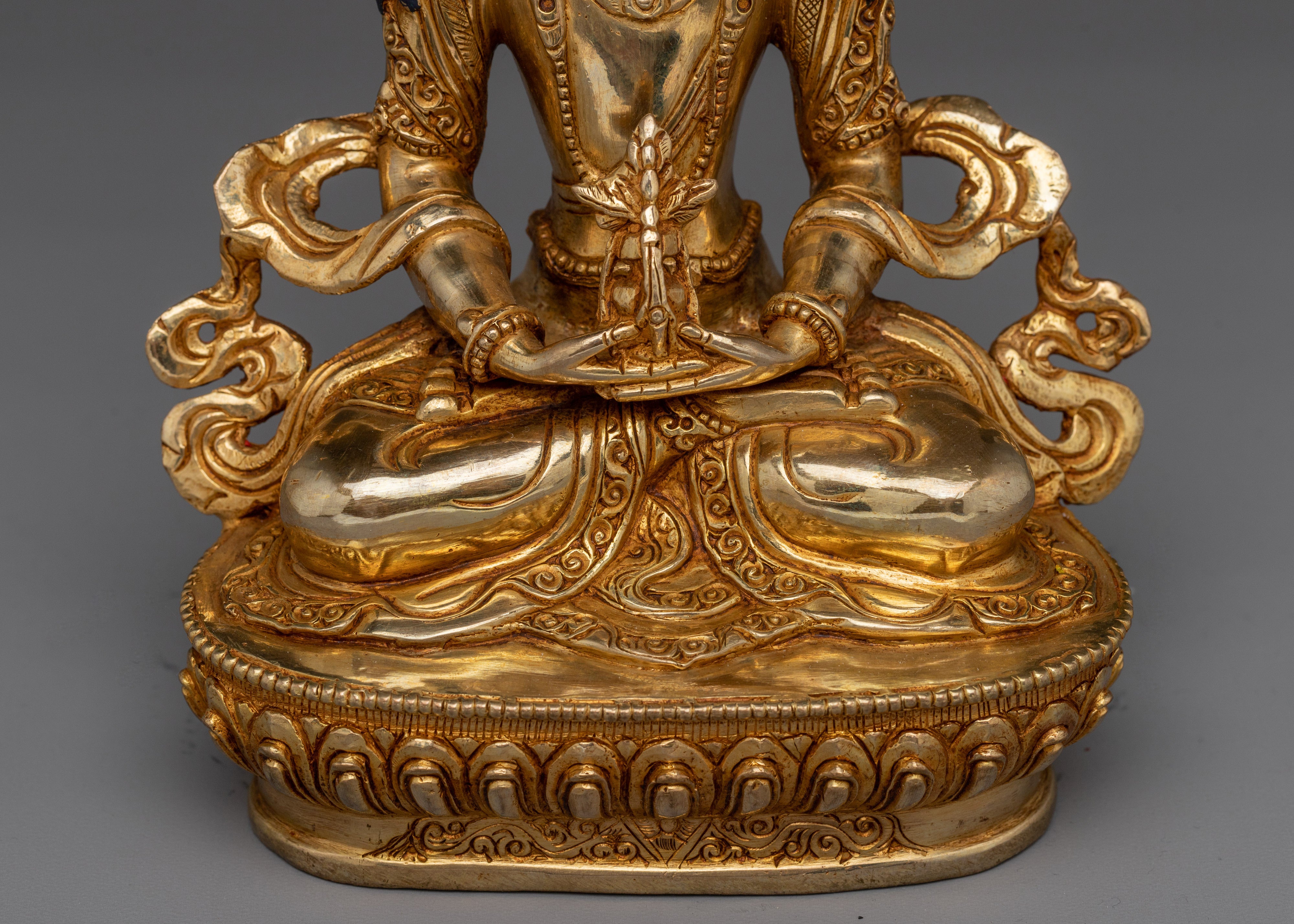 Himalayan Copper Figurine of Amitayus | Deity for Longevity and Blessings