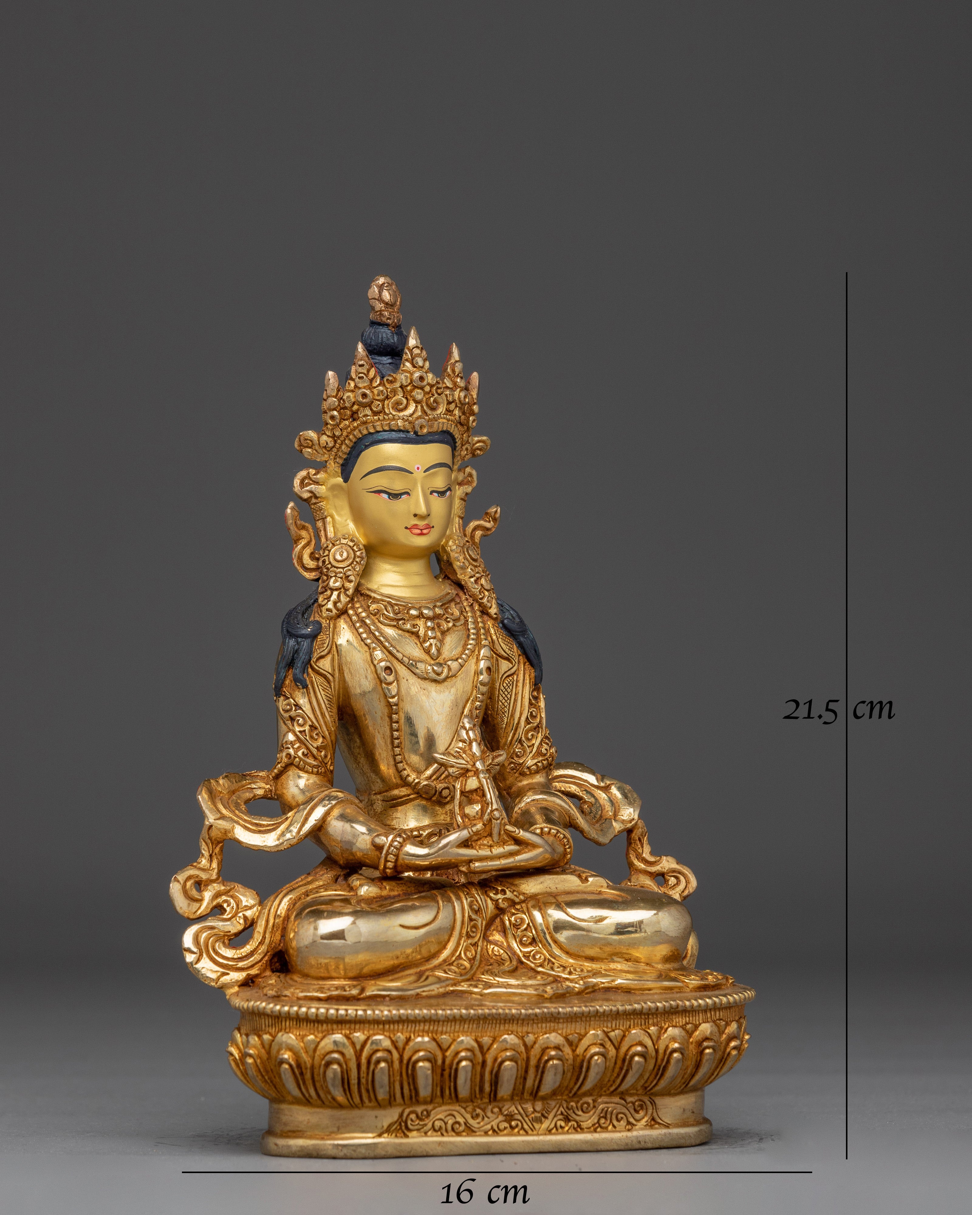 Himalayan Copper Figurine of Amitayus