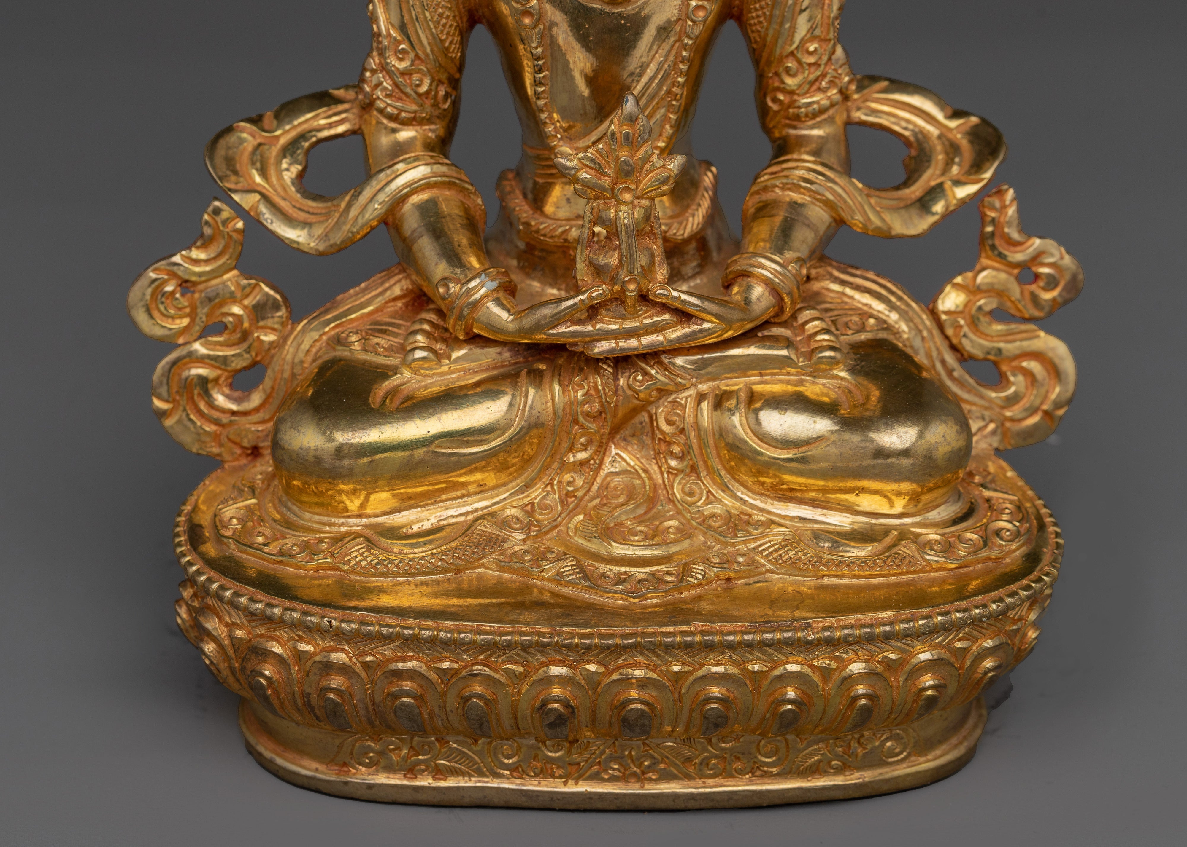 Himalayan Copper Statue of Amitayus | Deity for Longevity and Blessings