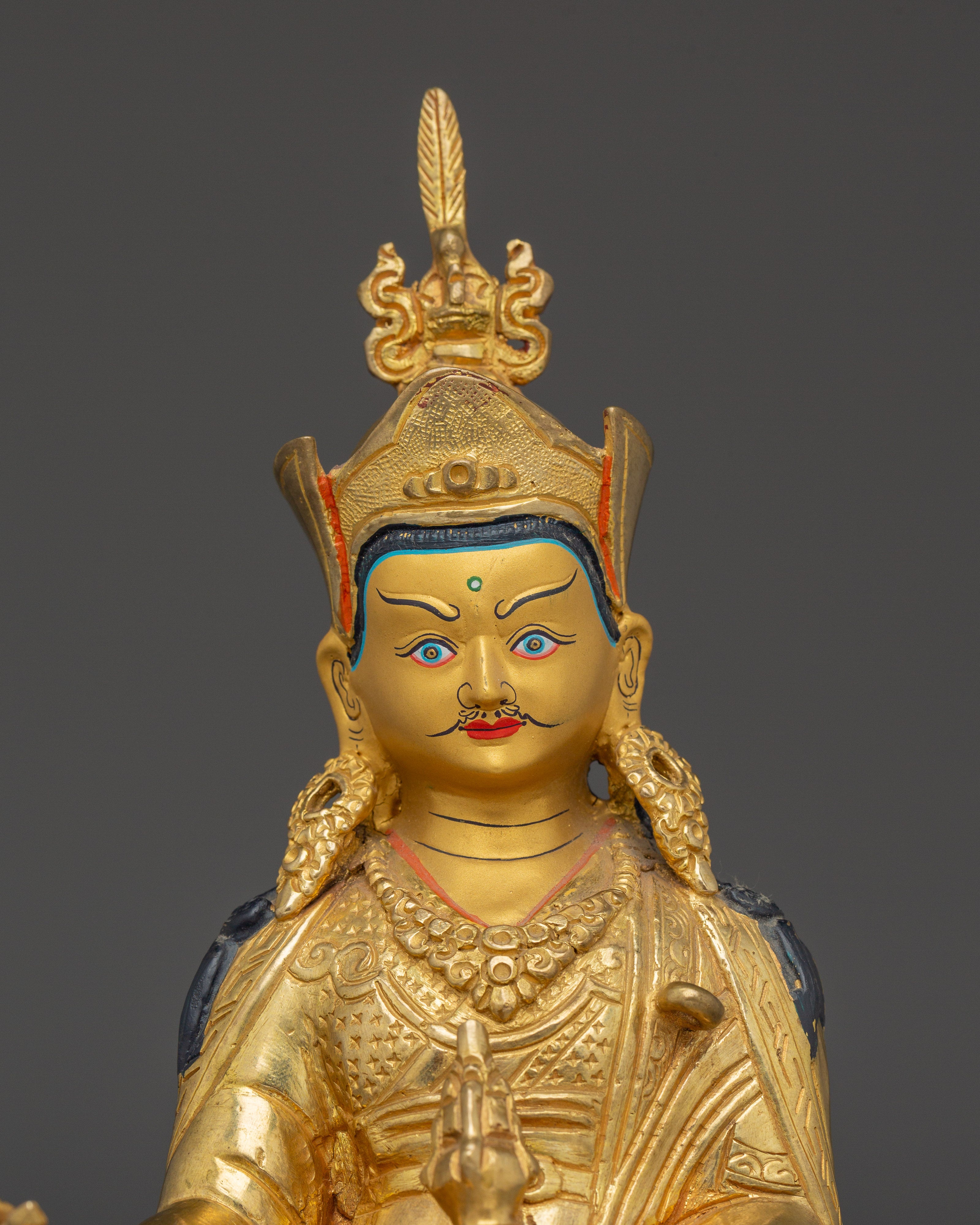 Tibetan Meditating Lord Padmasambhava Art | Buddha of Spiritual Enlightenment