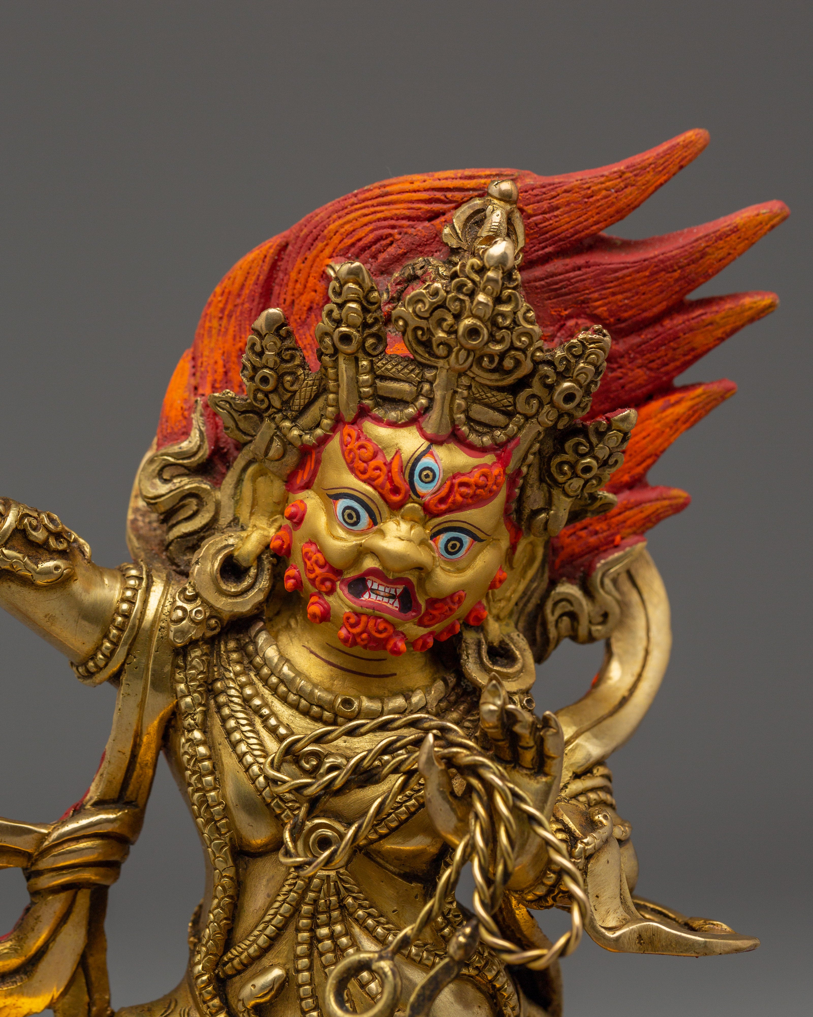 Protector of Buddha Vajrapani Statue | Vajrayana protector