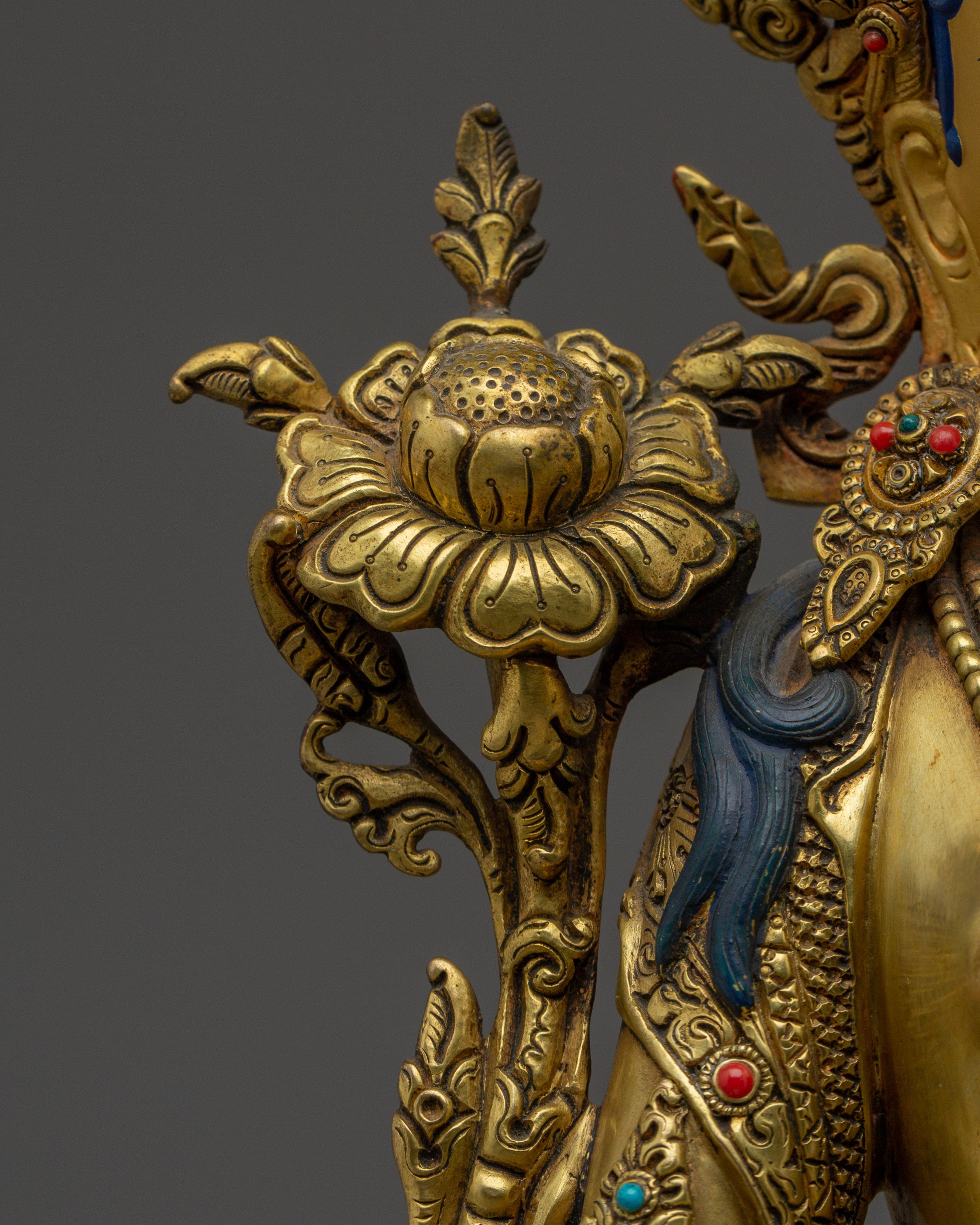 Peaceful Compassion Deity of White Tara Art | The Bodhisattva of Long Life