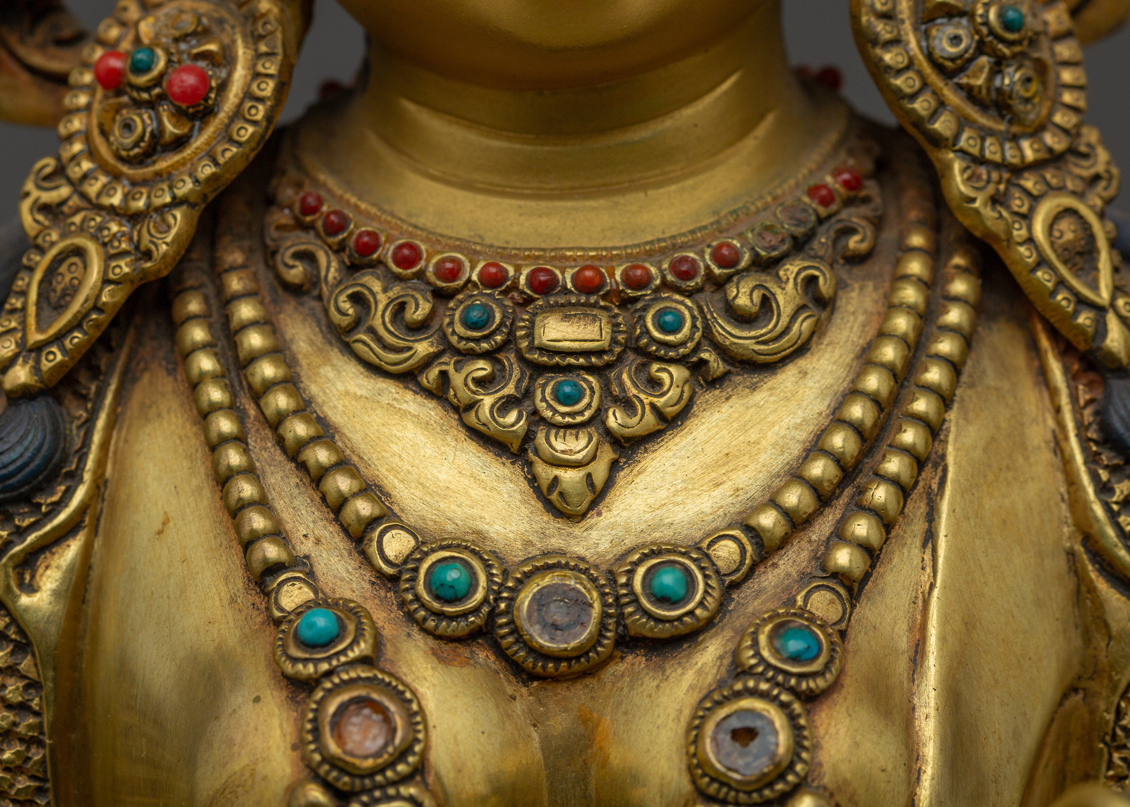 Peaceful Compassion Deity of White Tara Art | The Bodhisattva of Long Life