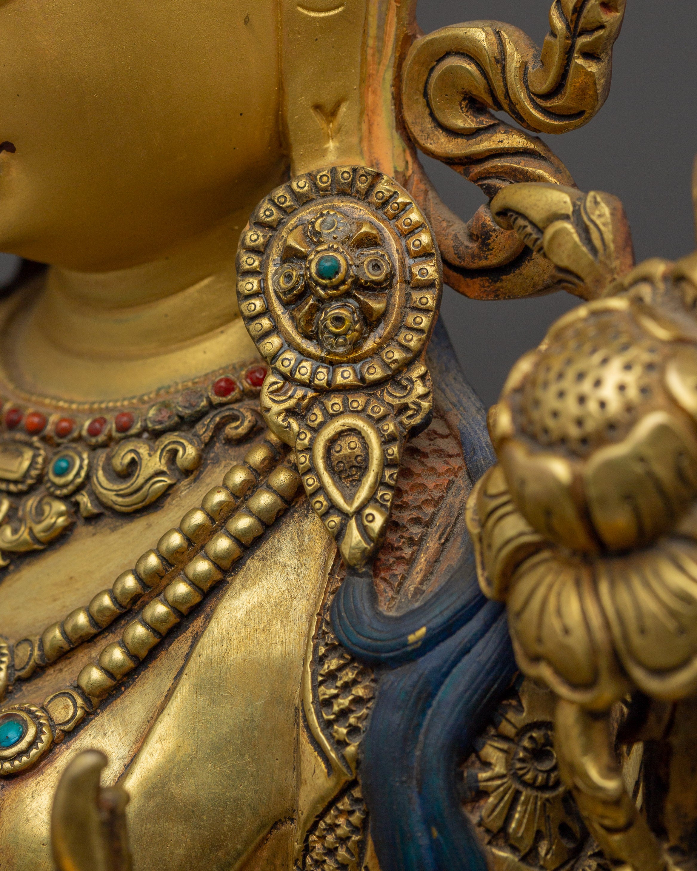 Peaceful Compassion Deity of White Tara Art | The Bodhisattva of Long Life