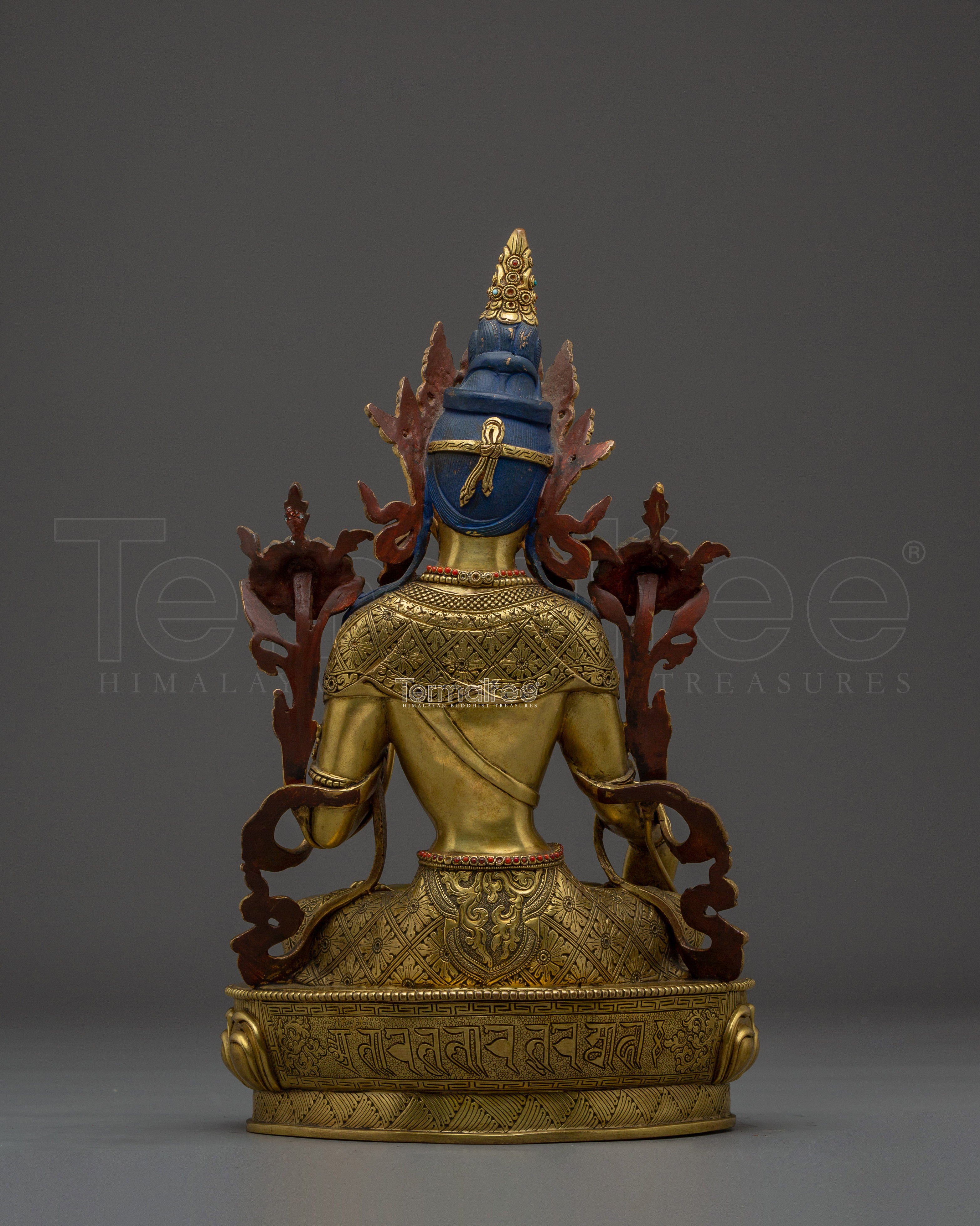 Peaceful Compassion Deity of White Tara Art | The Bodhisattva of Long Life