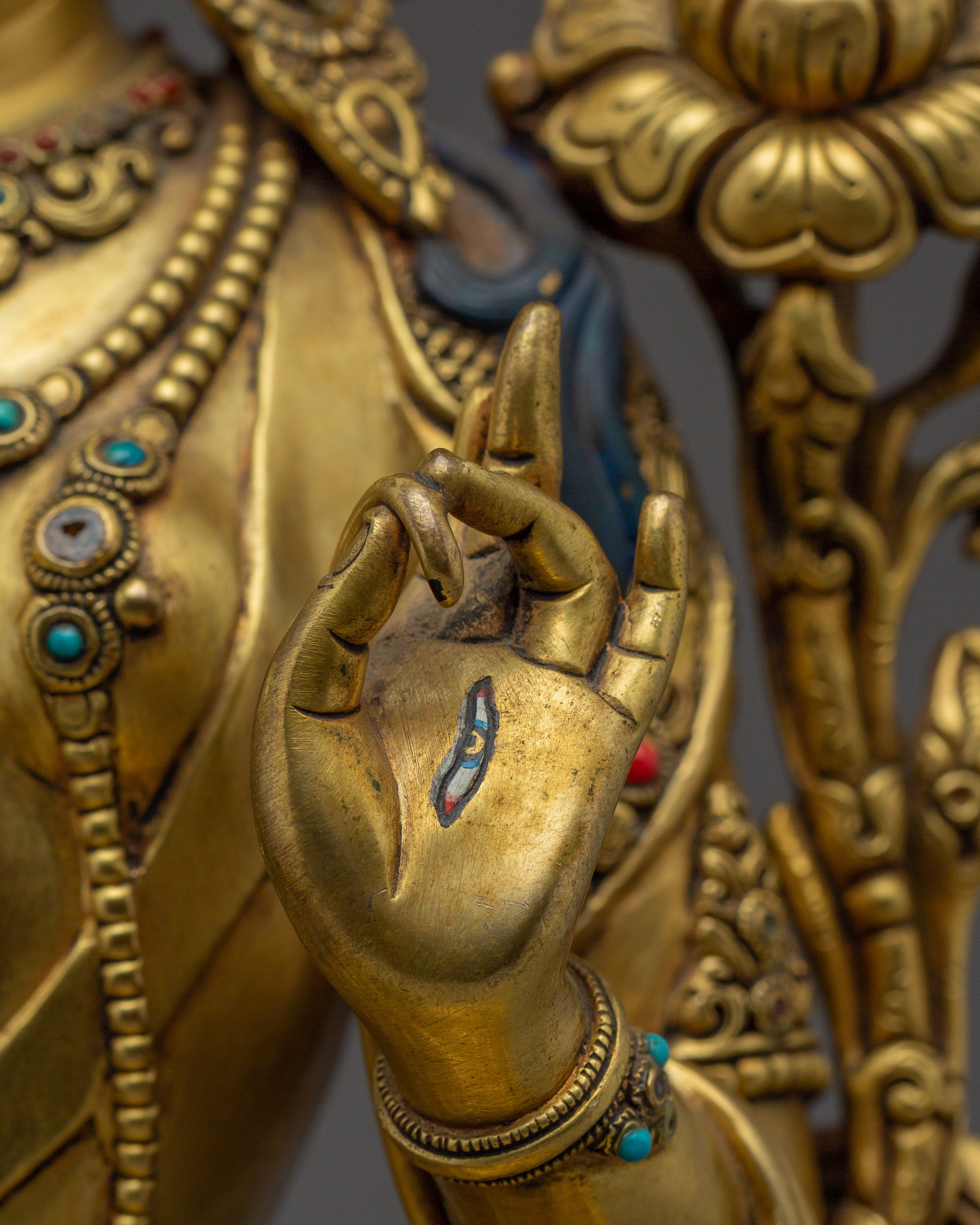 Peaceful Compassion Deity of White Tara Art | The Bodhisattva of Long Life