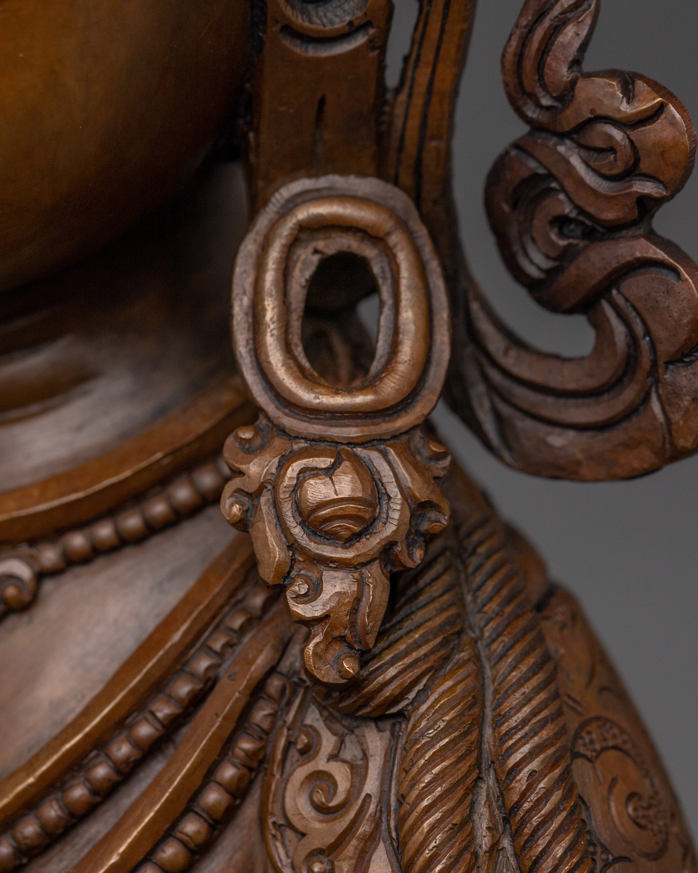 Vajrasattva Oxidized Copper Buddhist Sculpture | Powerful Deity Symbol of Purification