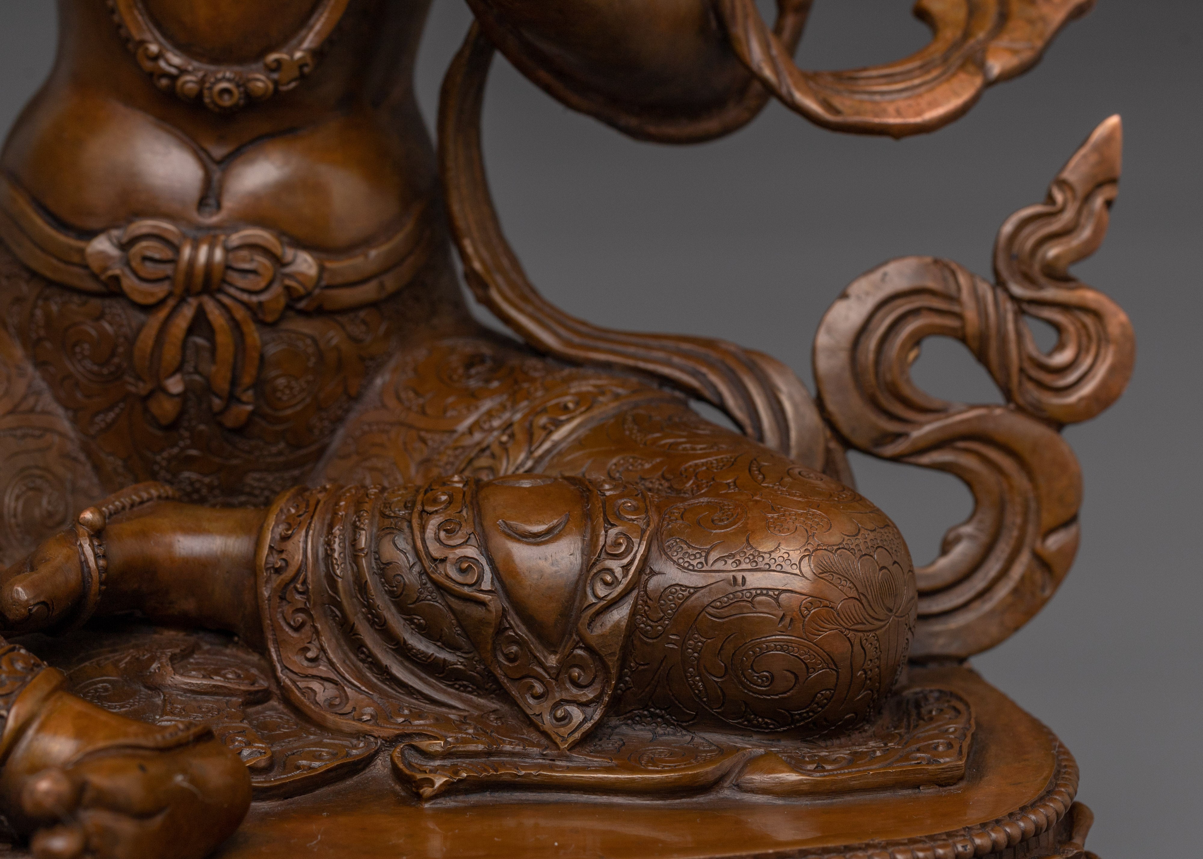 Green Tara Compassion Deity for Protection | Decor for Meditation & Spiritual Space