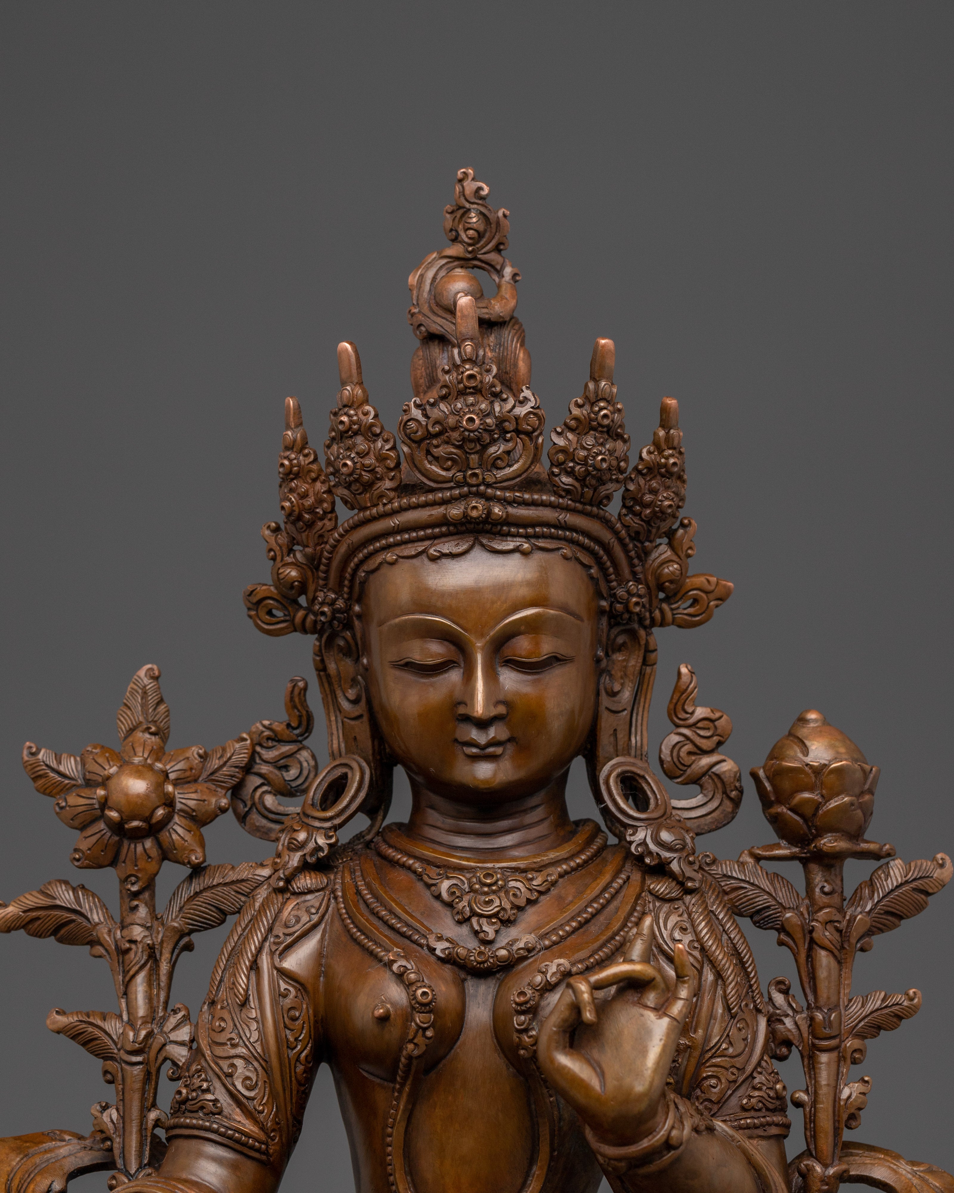 Green Tara Compassion Deity for Protection | Decor for Meditation & Spiritual Space