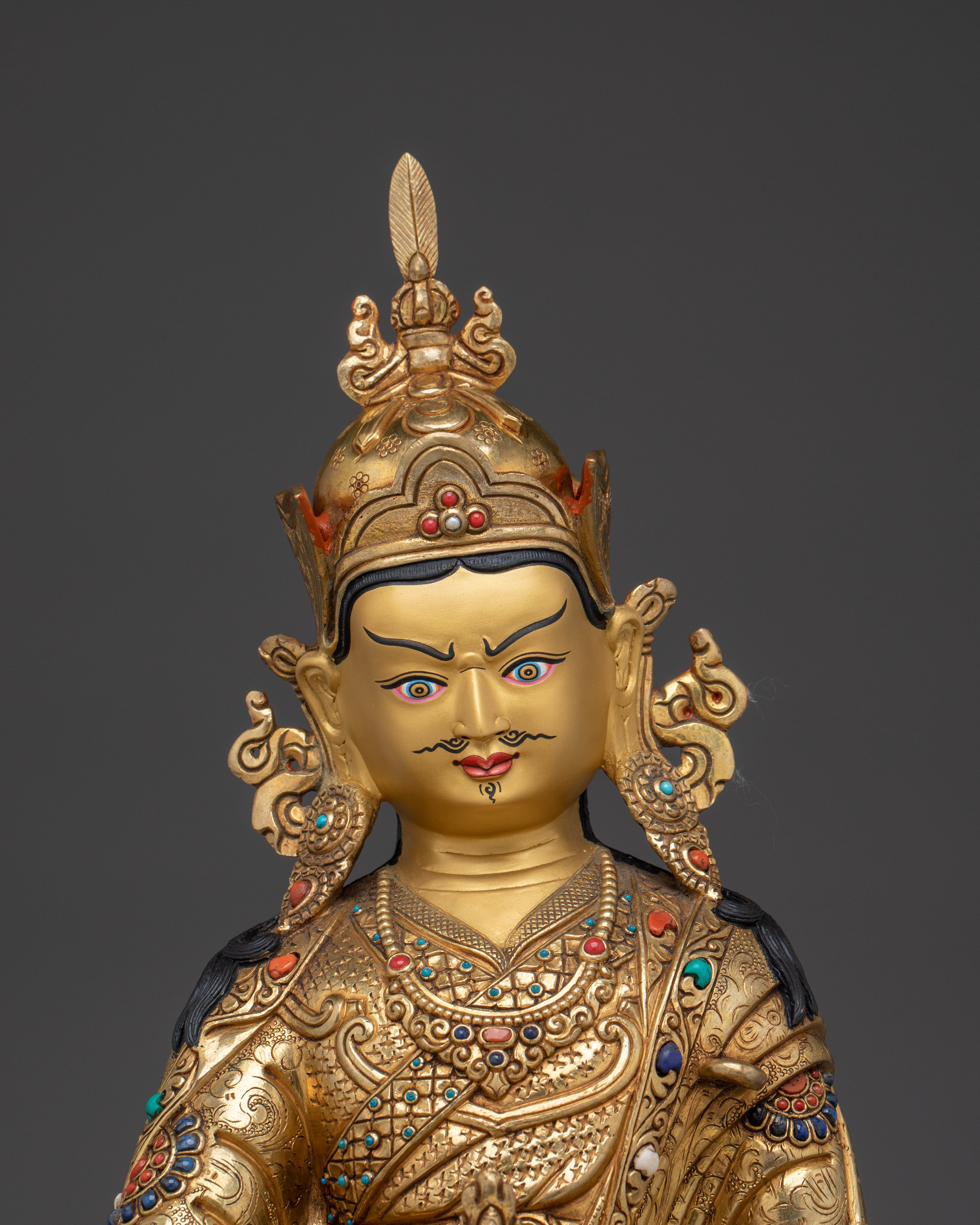 Vajra Master Guru Rinpoche Statue | Handmade Padmasambhava Artwork