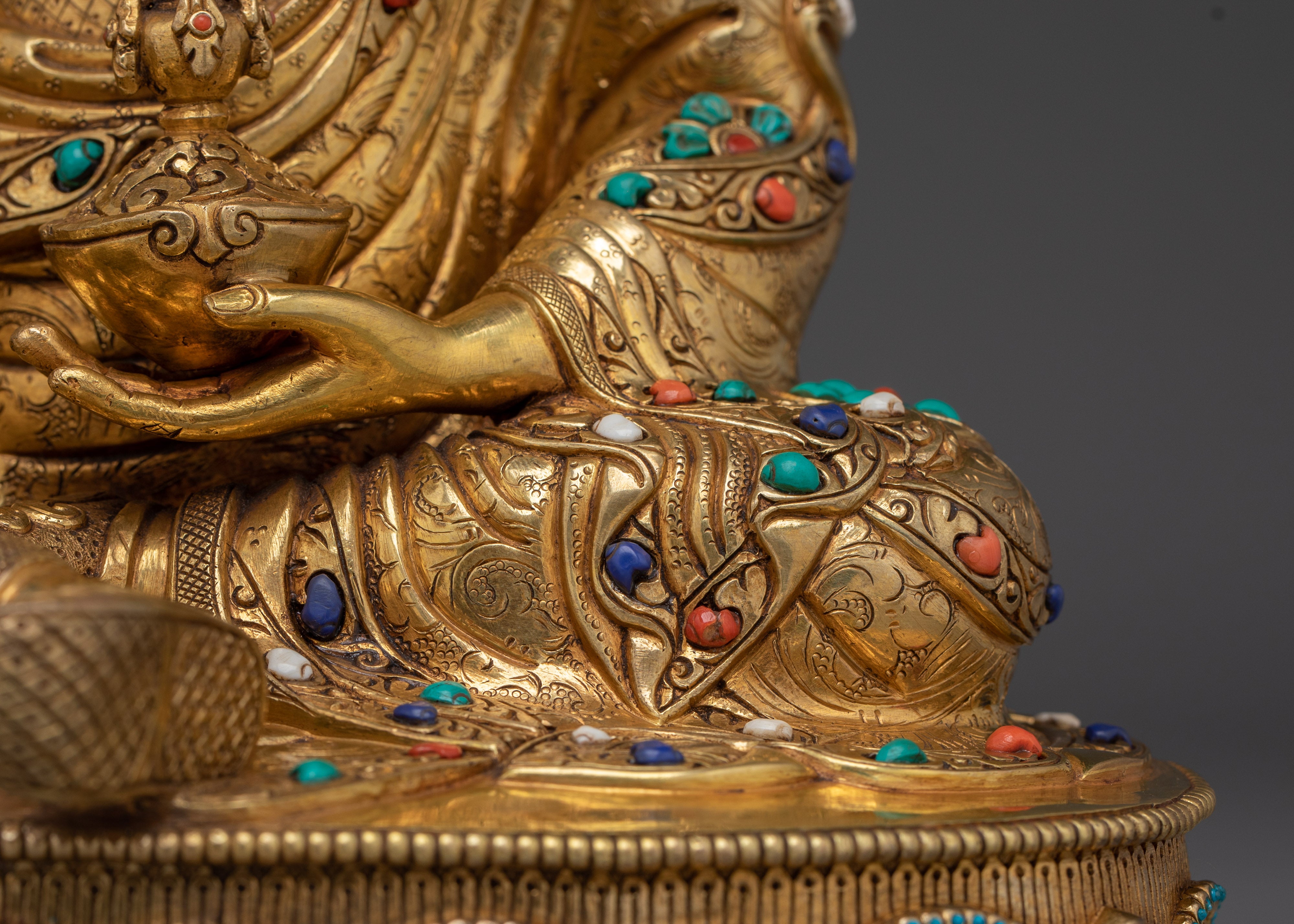 Vajra Master Guru Rinpoche Statue | Handmade Padmasambhava Artwork
