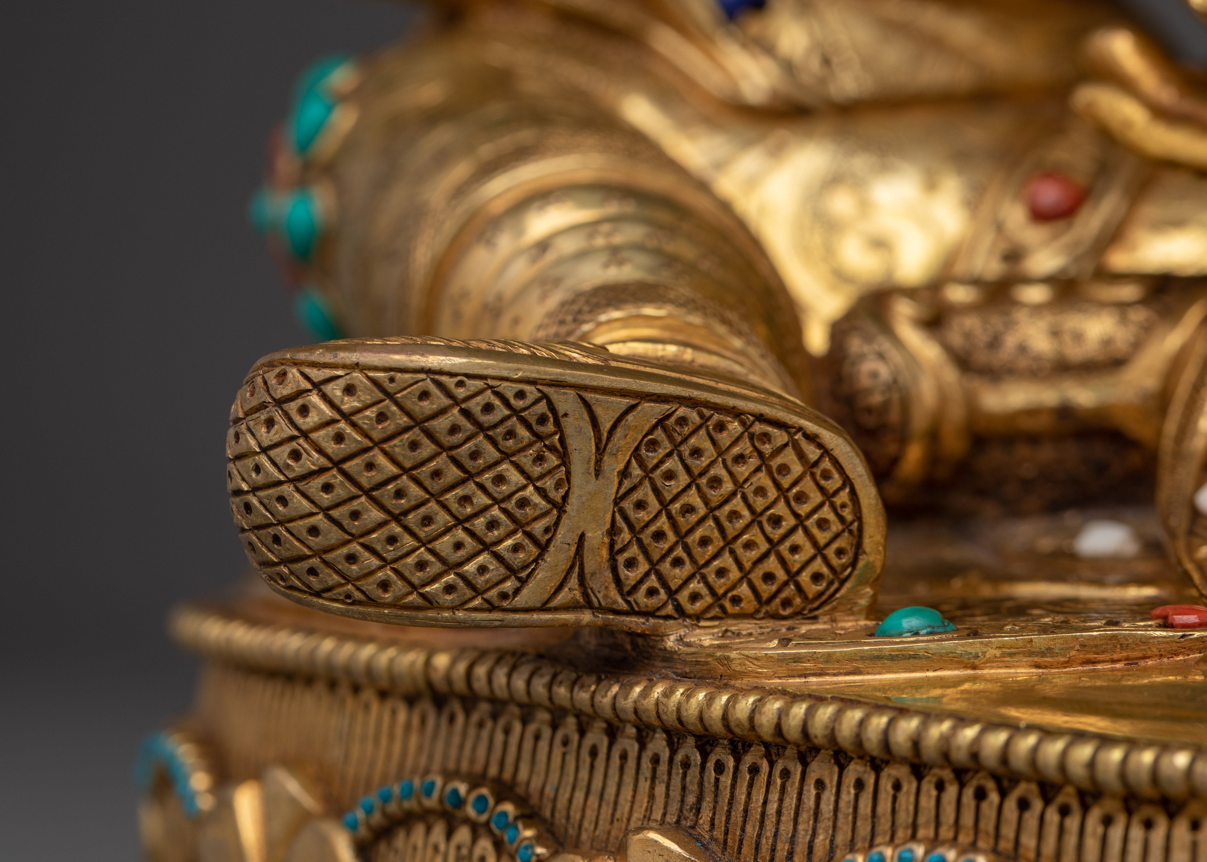 Vajra Master Guru Rinpoche Statue | Handmade Padmasambhava Artwork