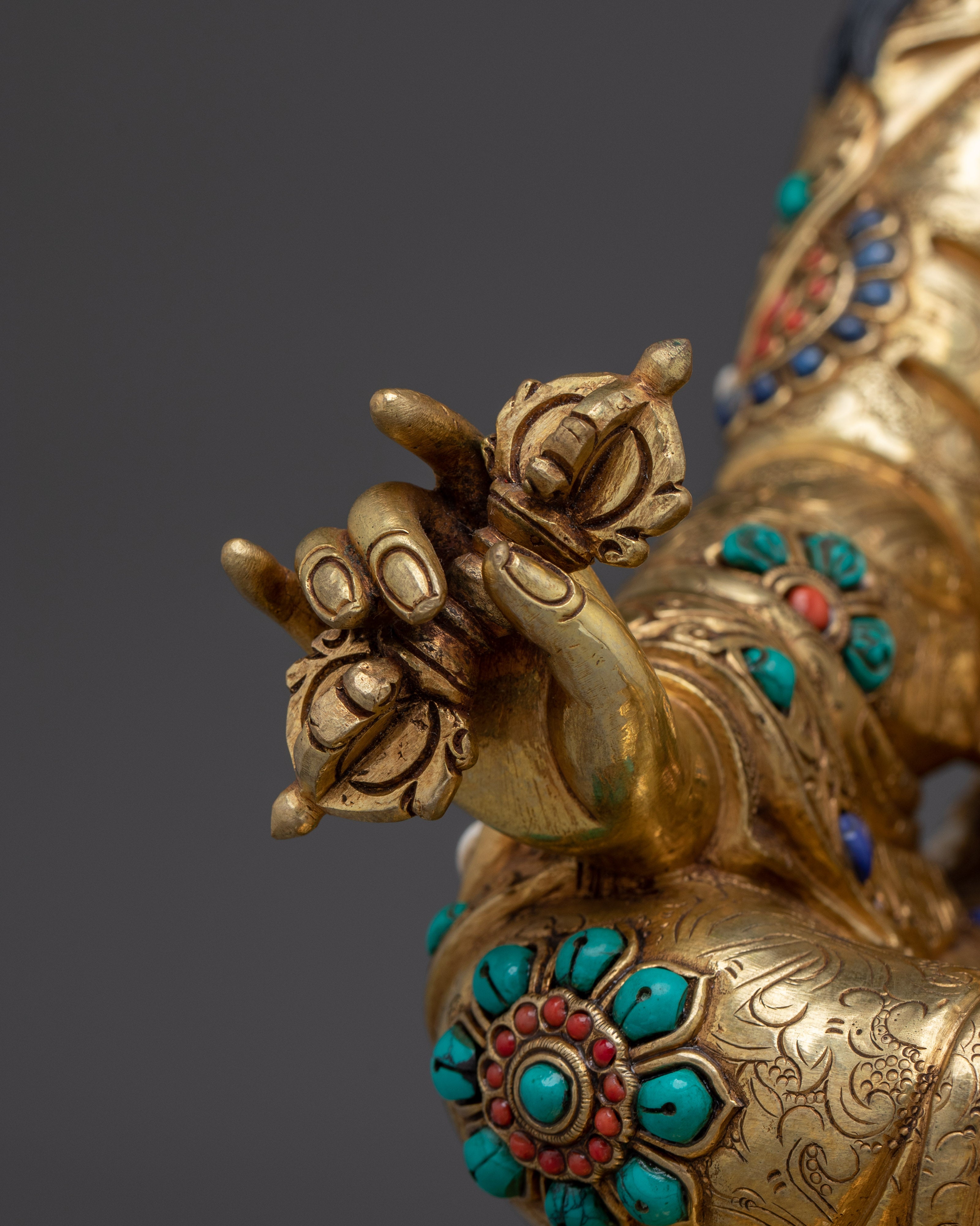 Vajra Master Guru Rinpoche Statue | Handmade Padmasambhava Artwork