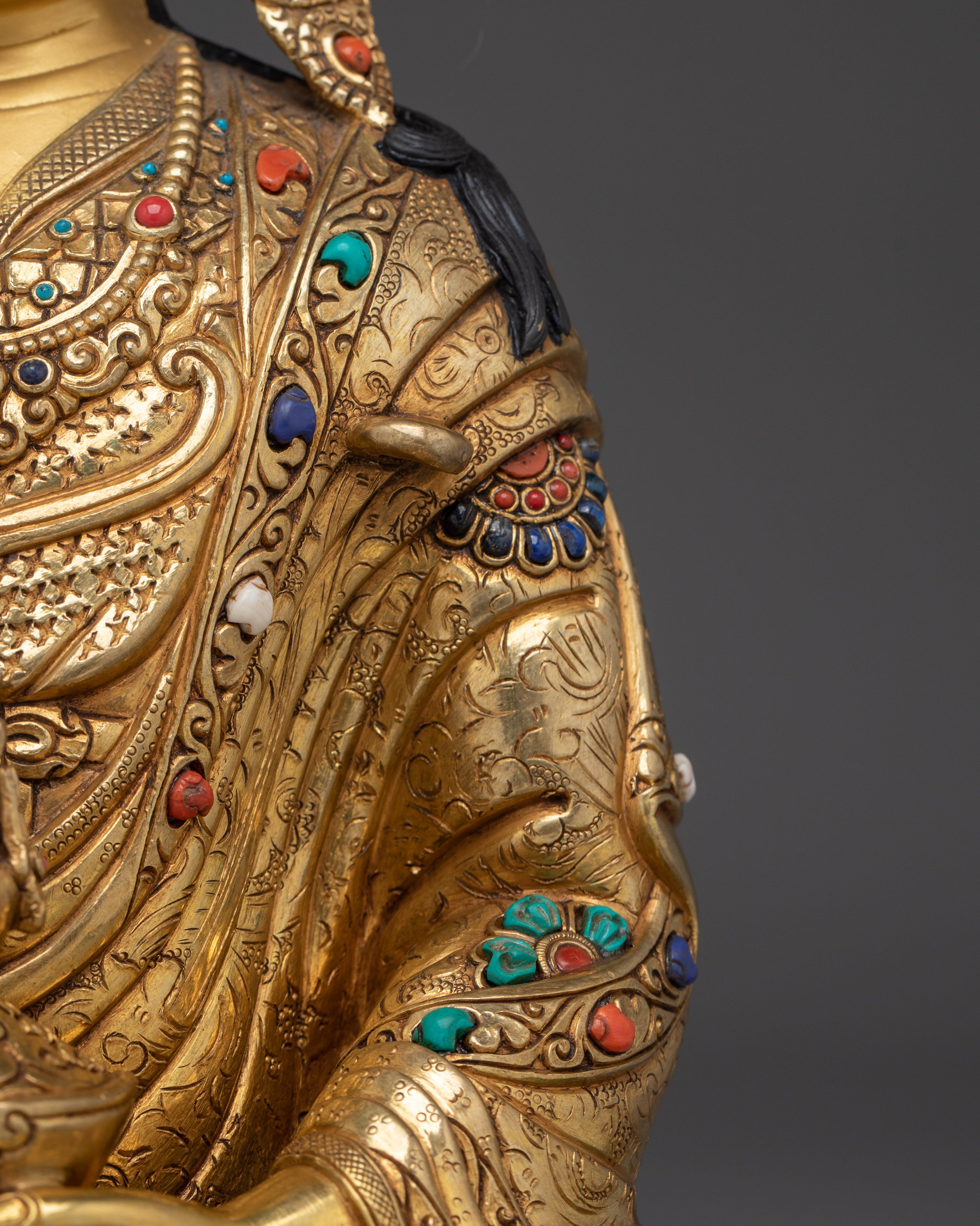 Vajra Master Guru Rinpoche Statue | Handmade Padmasambhava Artwork