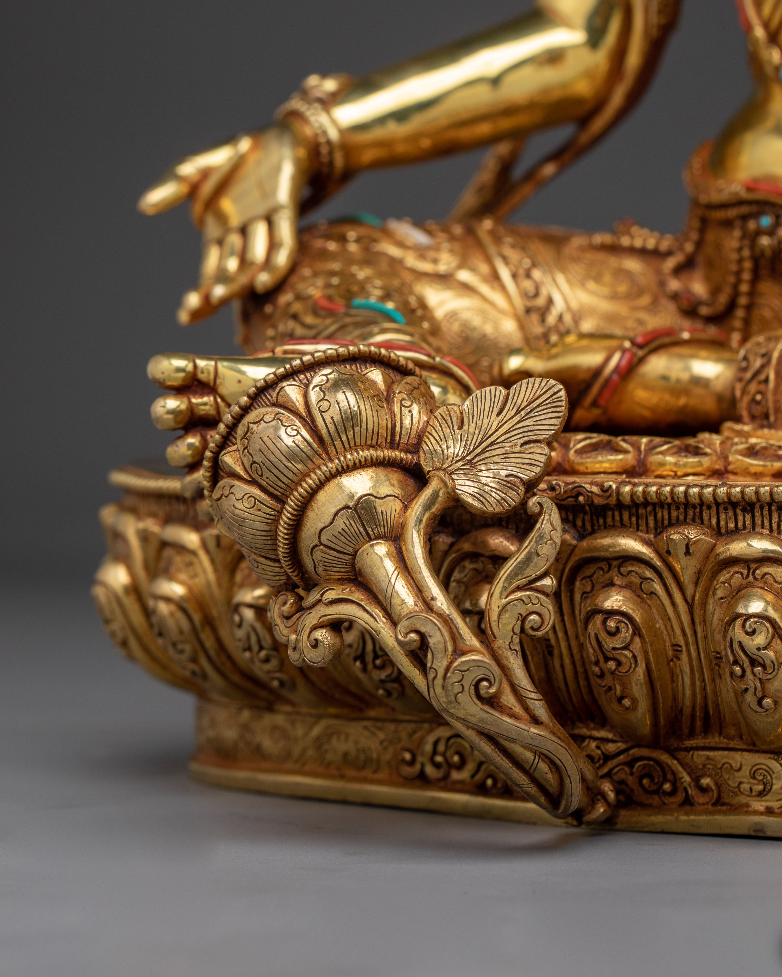 Radiant Green Tara Spiritual Statue | Mother of All Buddhas