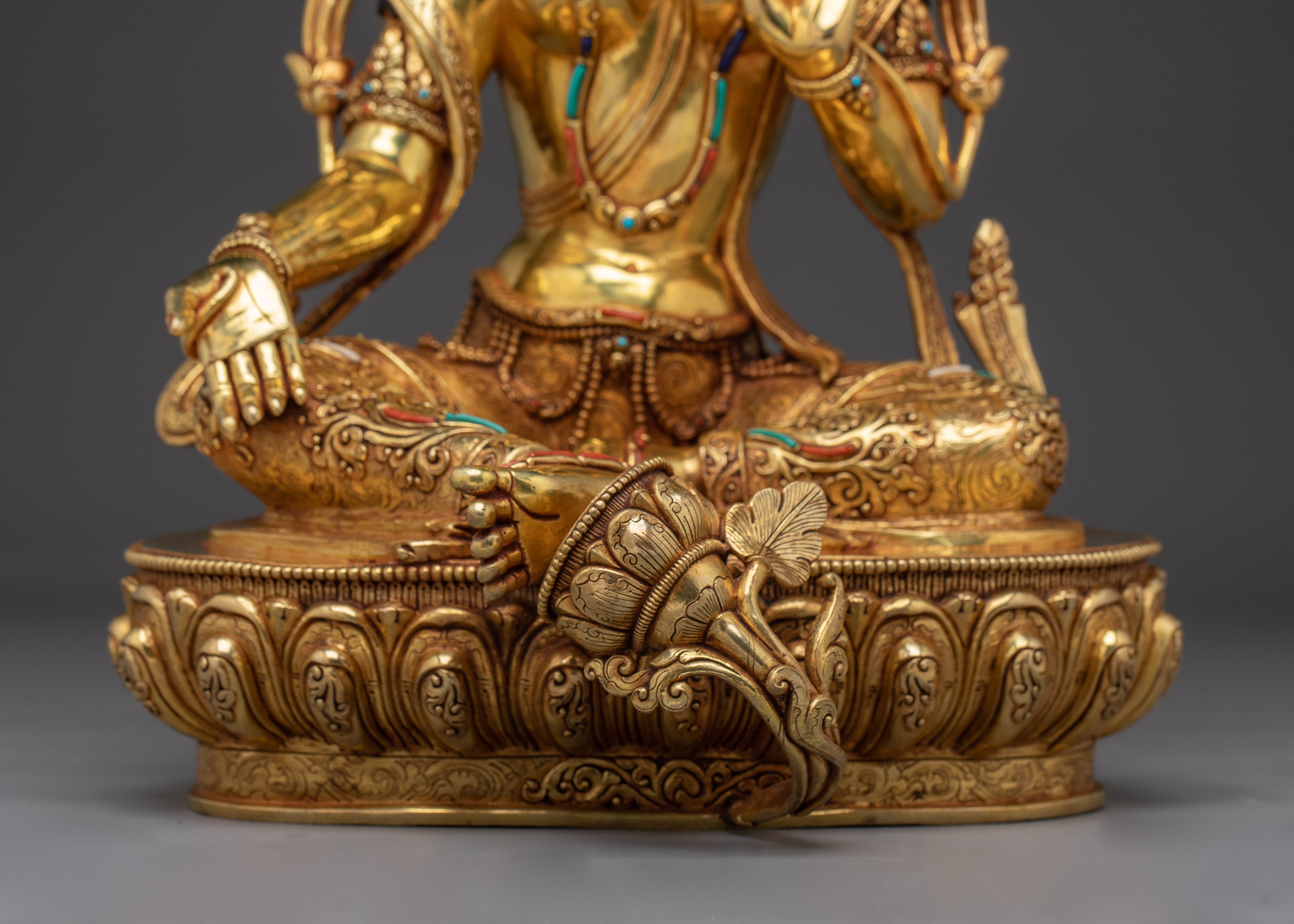 Radiant Green Tara Spiritual Statue | Mother of All Buddhas