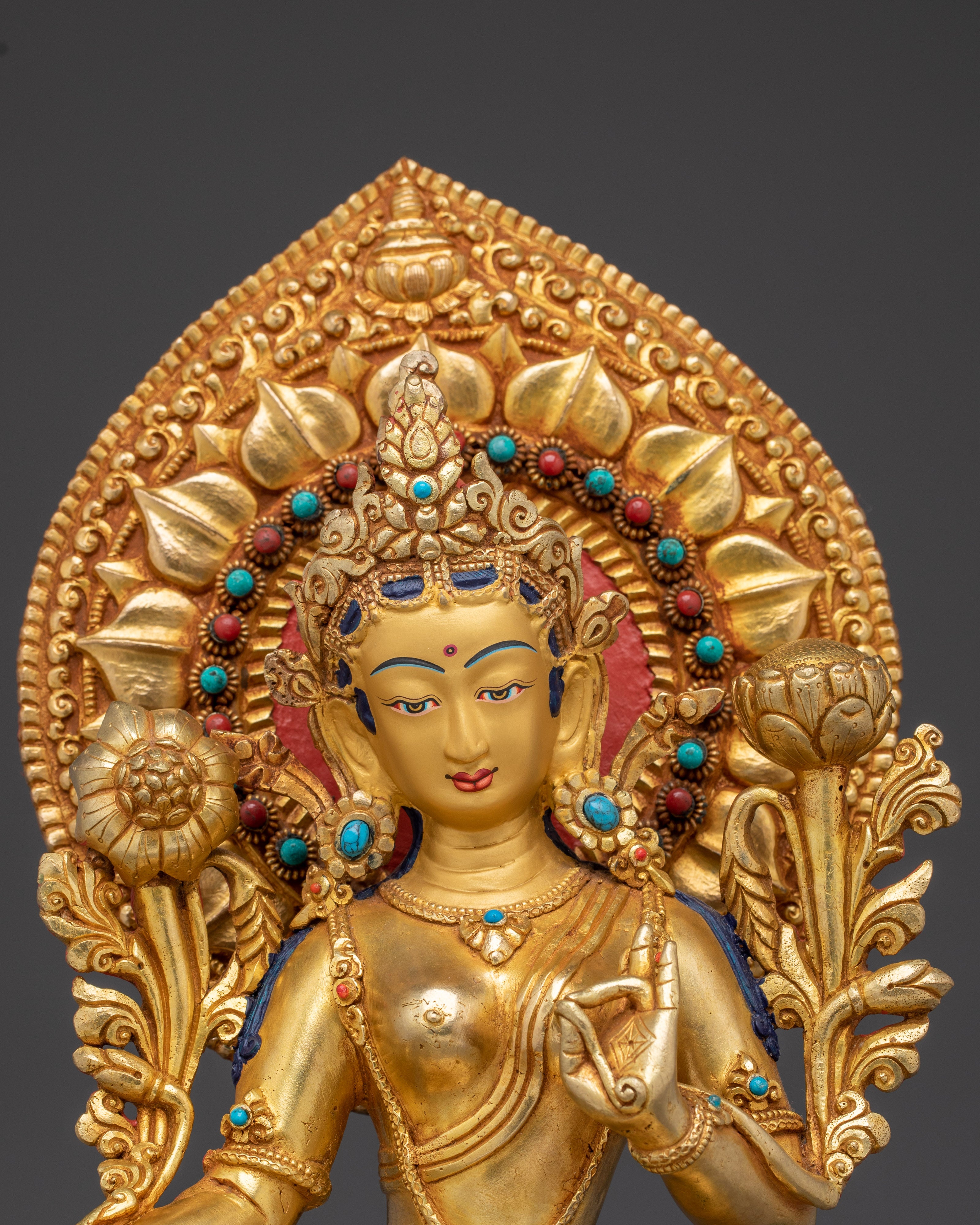 Sacred Feminine Energy of Green Tara Art | Compassionate Goddess