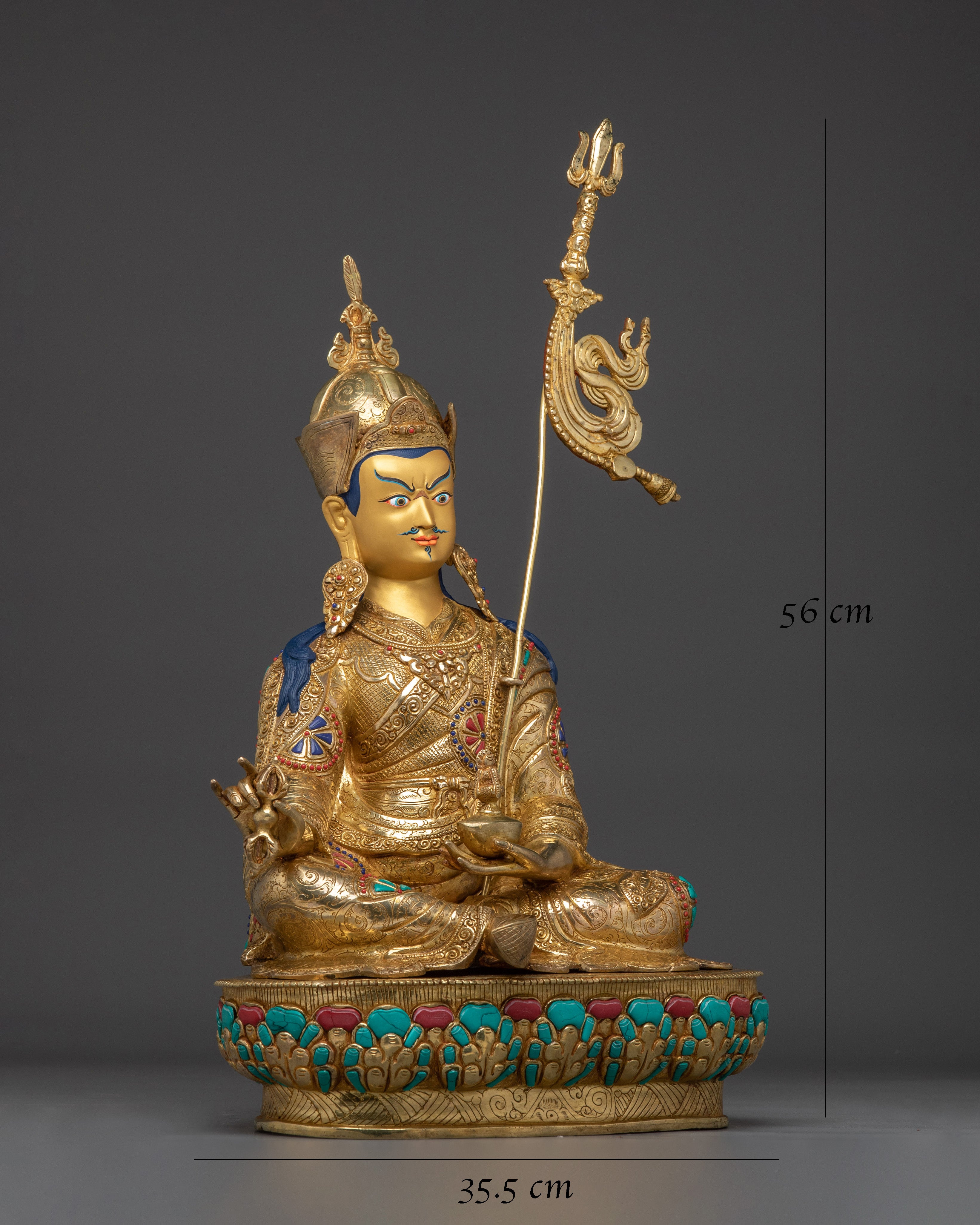 Himalayan Golden Guru Rinpoche Artwork